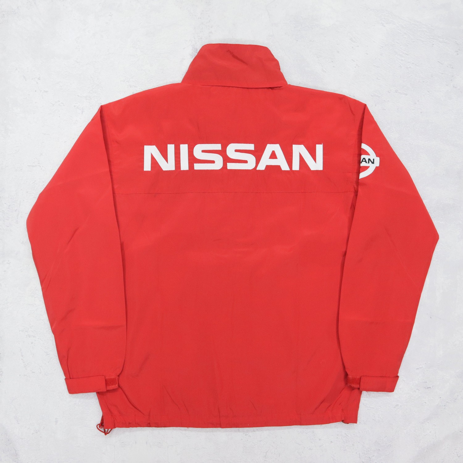 Vintage 90s 00s Y2K NISSAN x UNDEFEATED Embroidered Big Logo Spellout Bomber Worker Jacket - 8