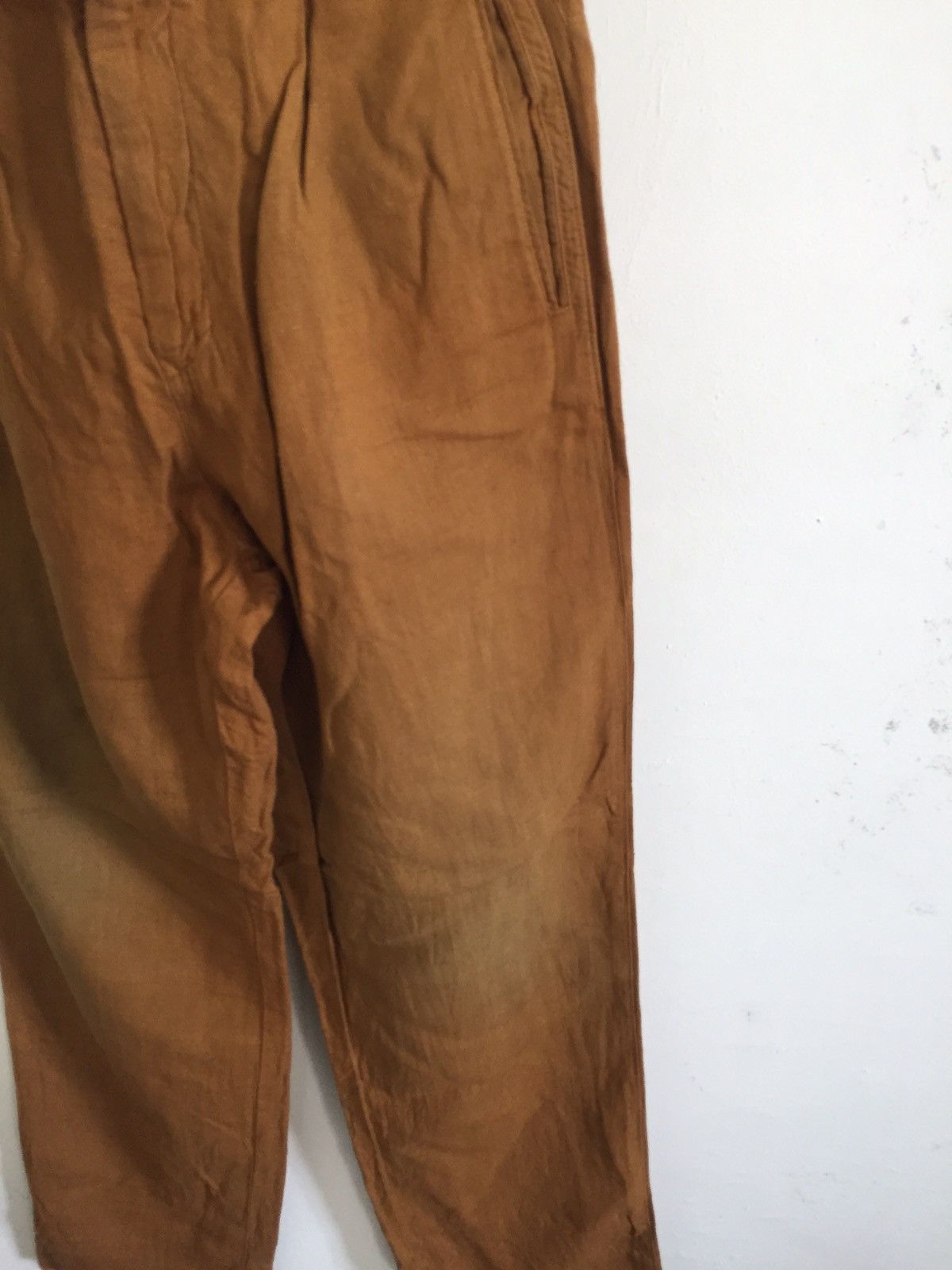 OG CP Company 🇮🇹 Brown Baggy Wide Leg Linen Pants - 9