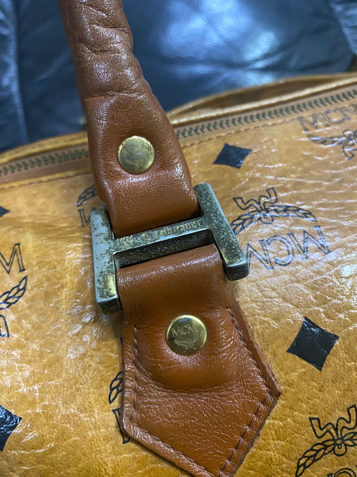 Authentic Vintage MCM Speedy 30 Handbag - 8