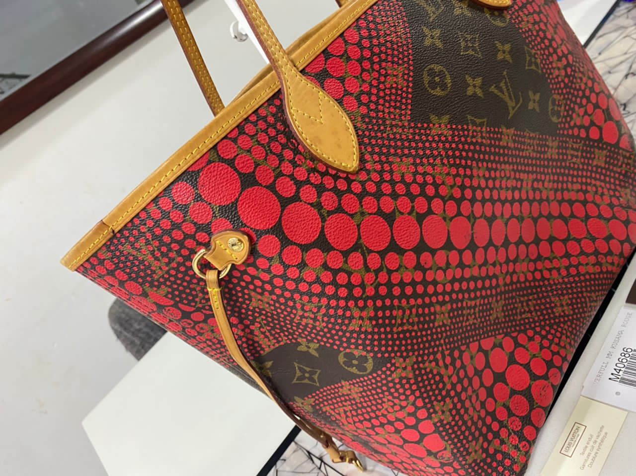 Authentic LOUIS VUITTON X YAYOI KASUMA Neverfull - 4