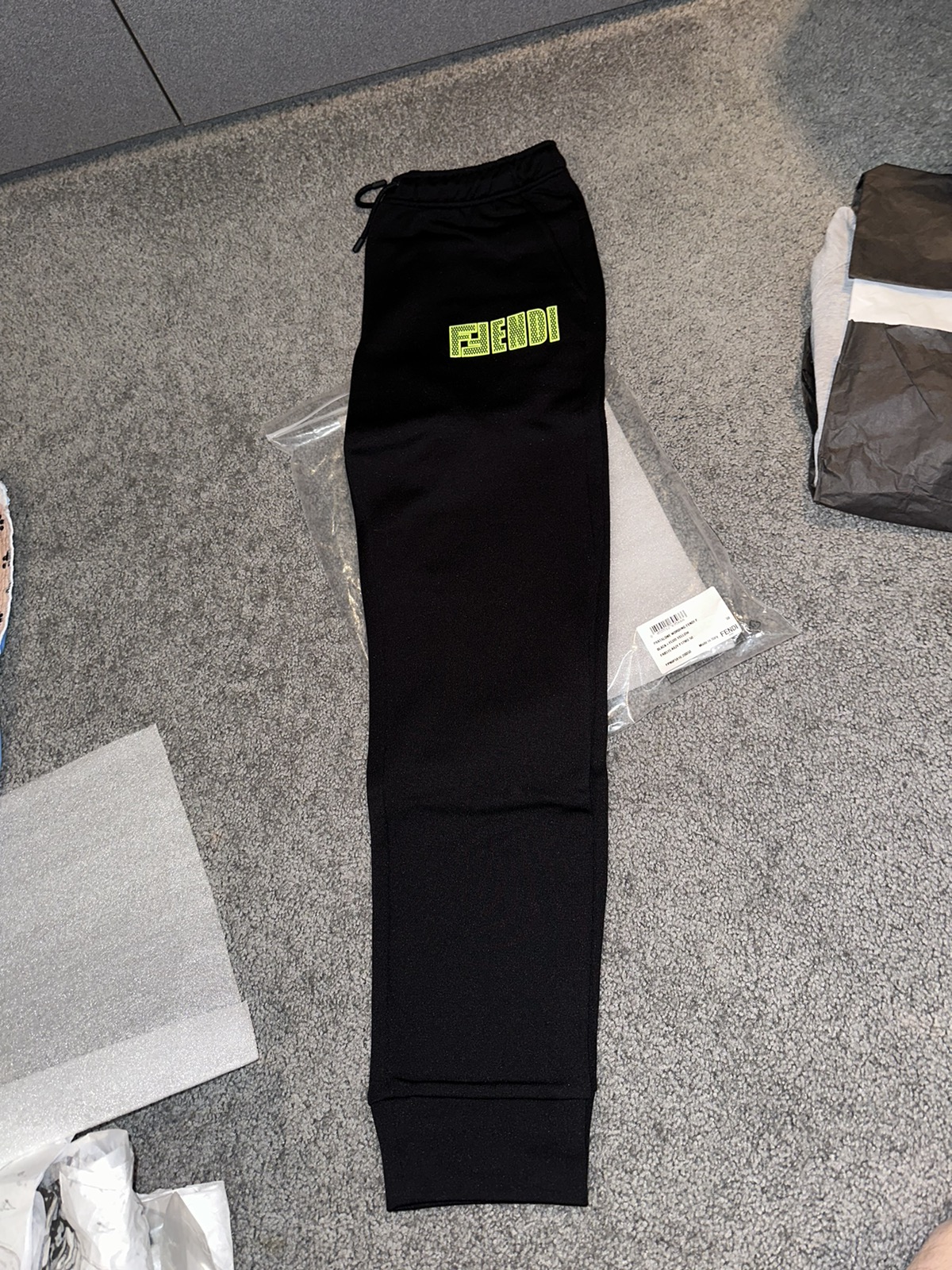 Fendi Mesh Logo Sweatpants - Size 50 - Brand New With Tags! - 4