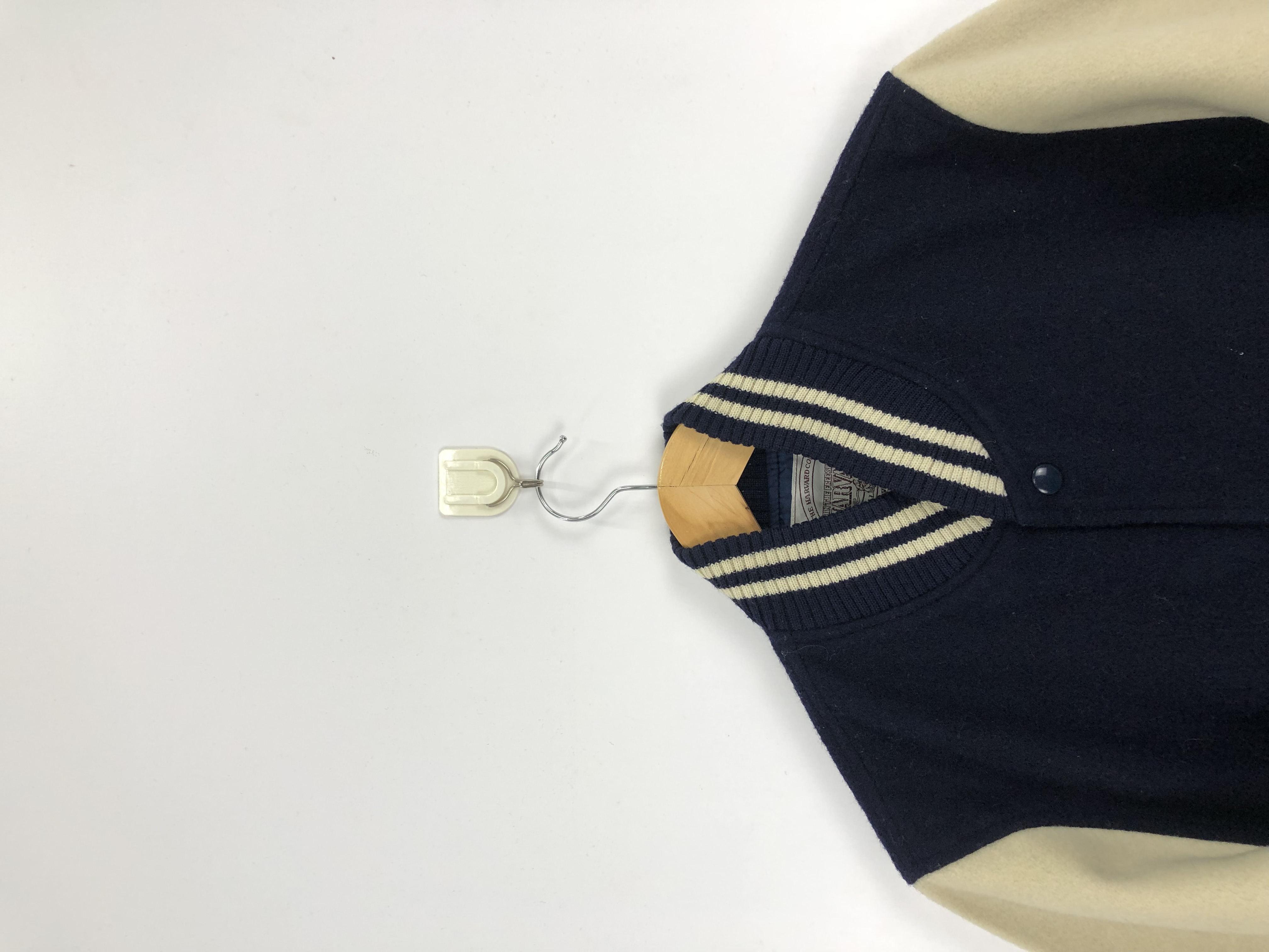 Vintage - Vintage Harvard Wool Varsity Jacket - 2