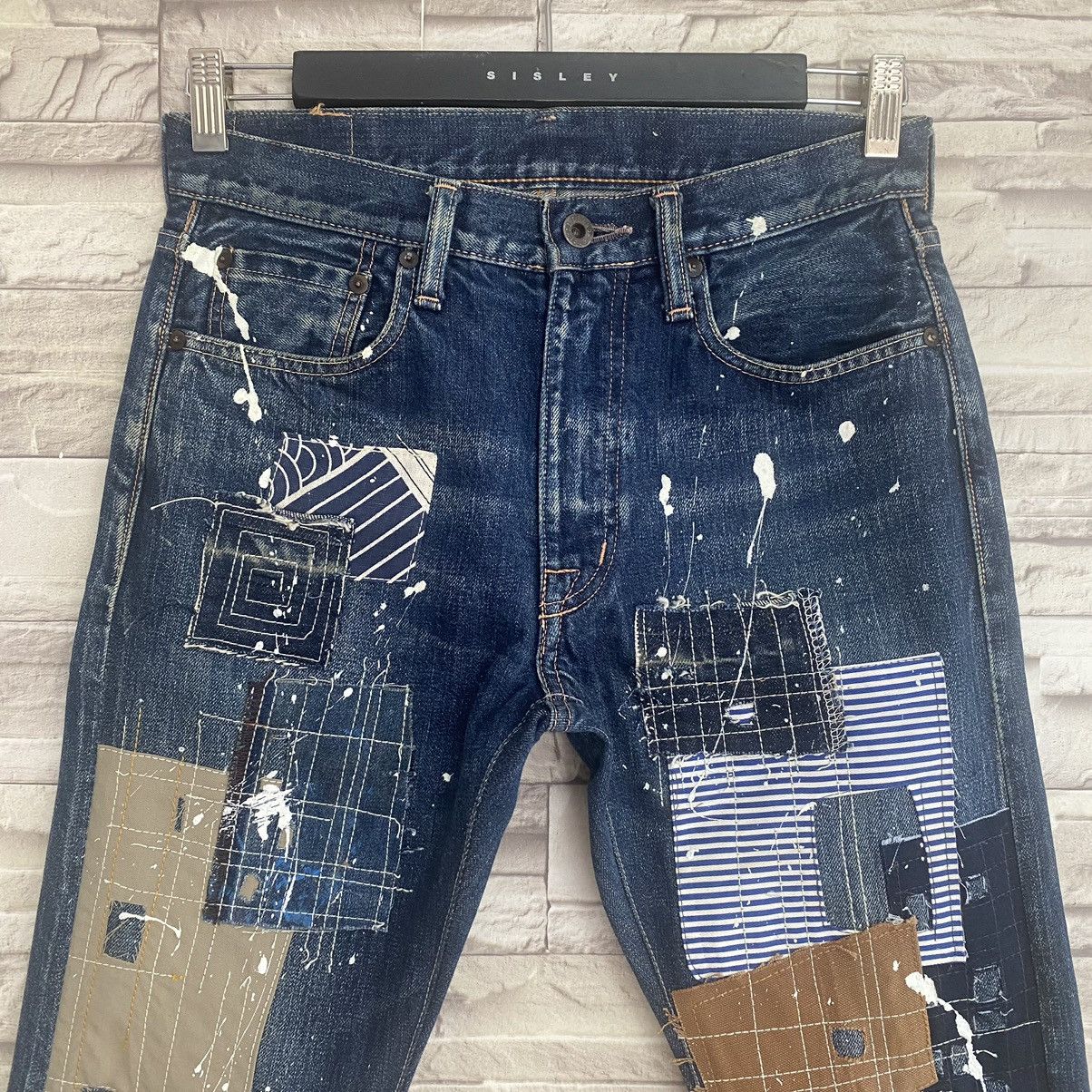 Kapital Boro Sashiko Patchwork Denim Selvedge Reworked Fit - 4