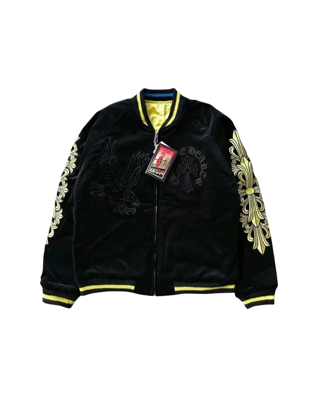 Matty boy flaming youth reversible souvenir jacket - 3