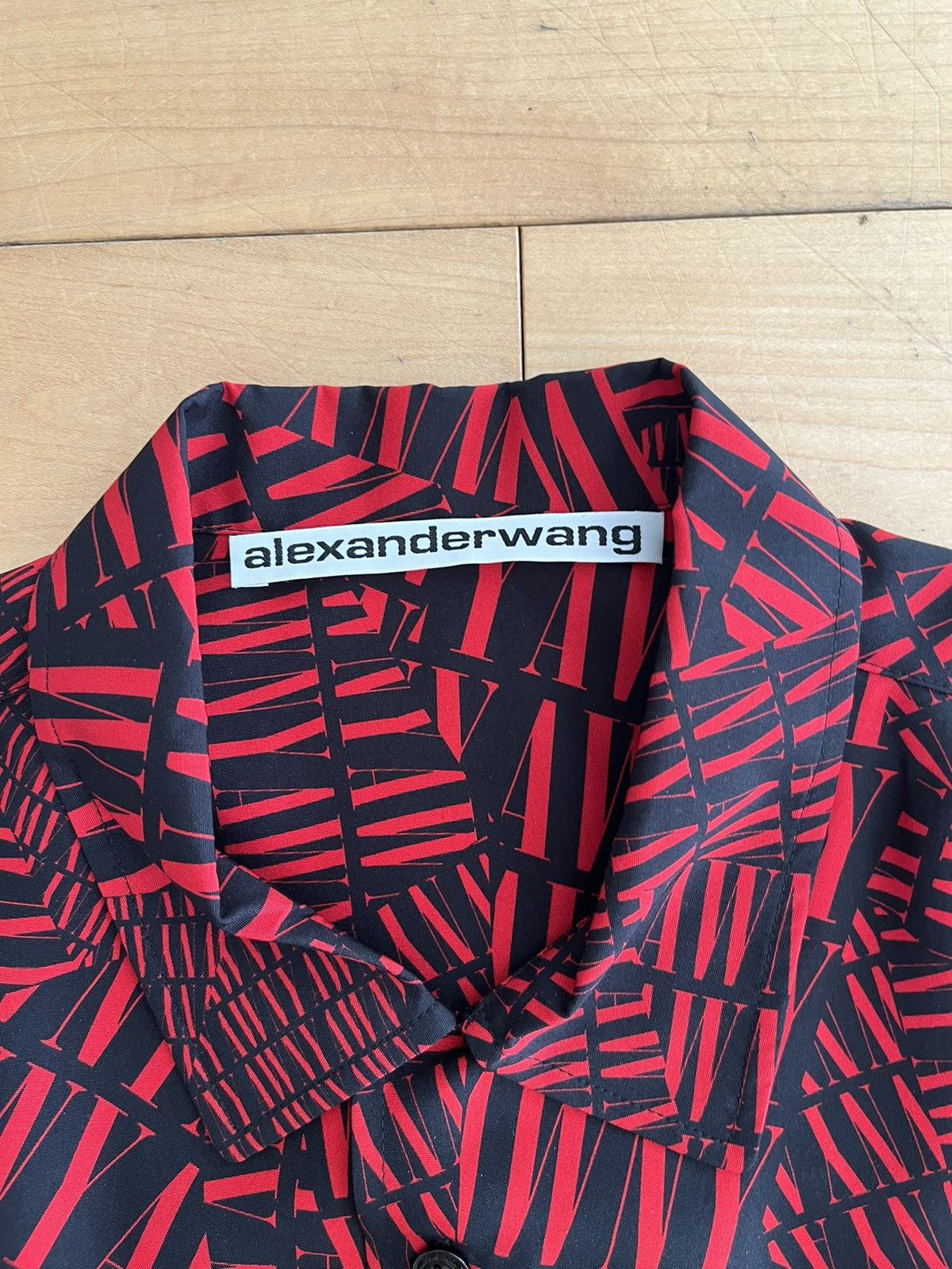 NWT - Alexander Wang All Over Print Silk Shirt - 6