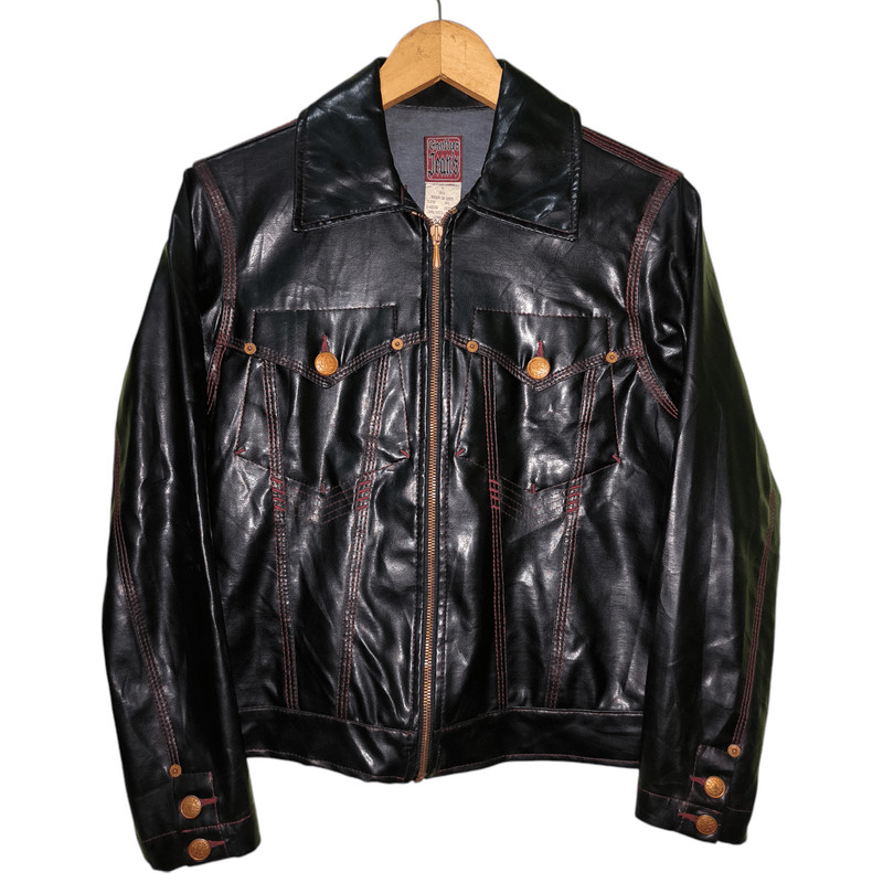 Vintage 1990 Jeans Paul Gaultier PVC Jacket - 1