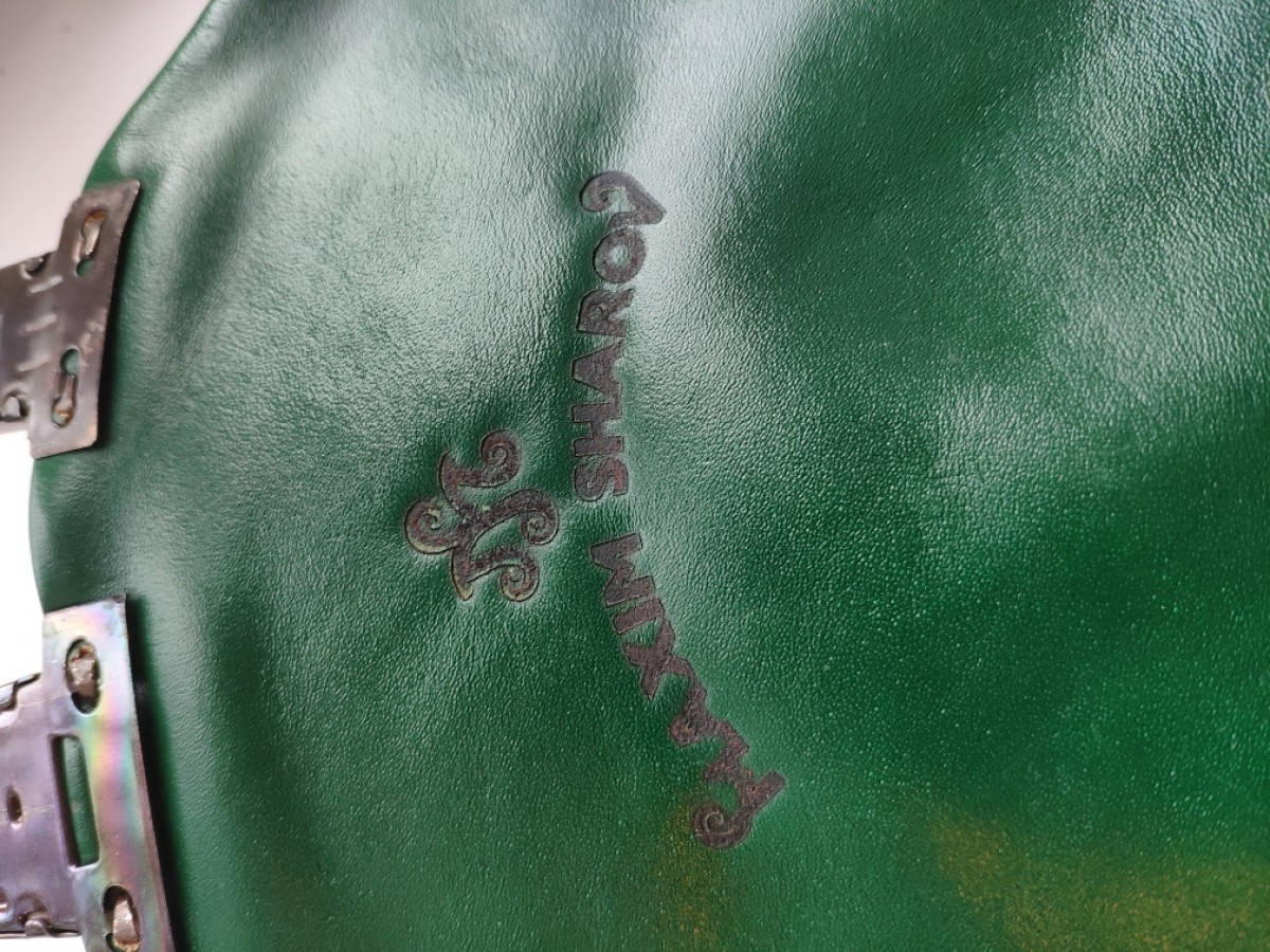 Maxim Sharov - NEW ! Green leather bag. Like GUIDI, Saint Laurent - 6