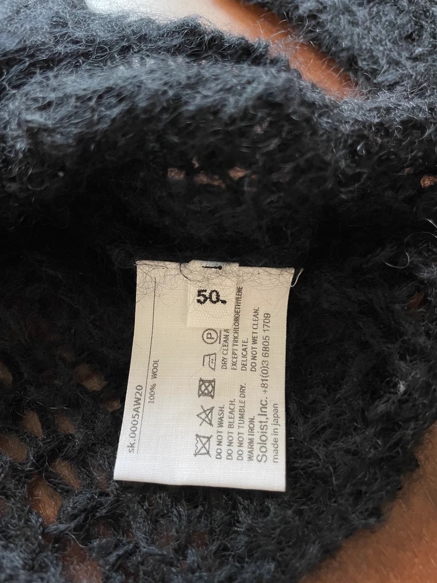 Takahiromiyashita The Soloist. - Open Weave Wool Sweater - 9