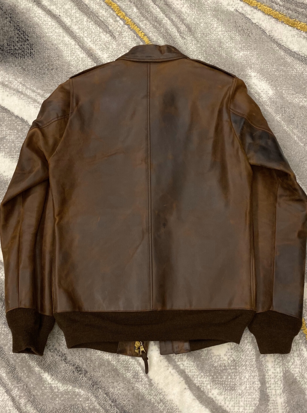 VISVIM 12-13FW ELMENDORF ITALIA A2 Leather Jacket Made in Italy Cowhide Signed by Century Nakamura - 2