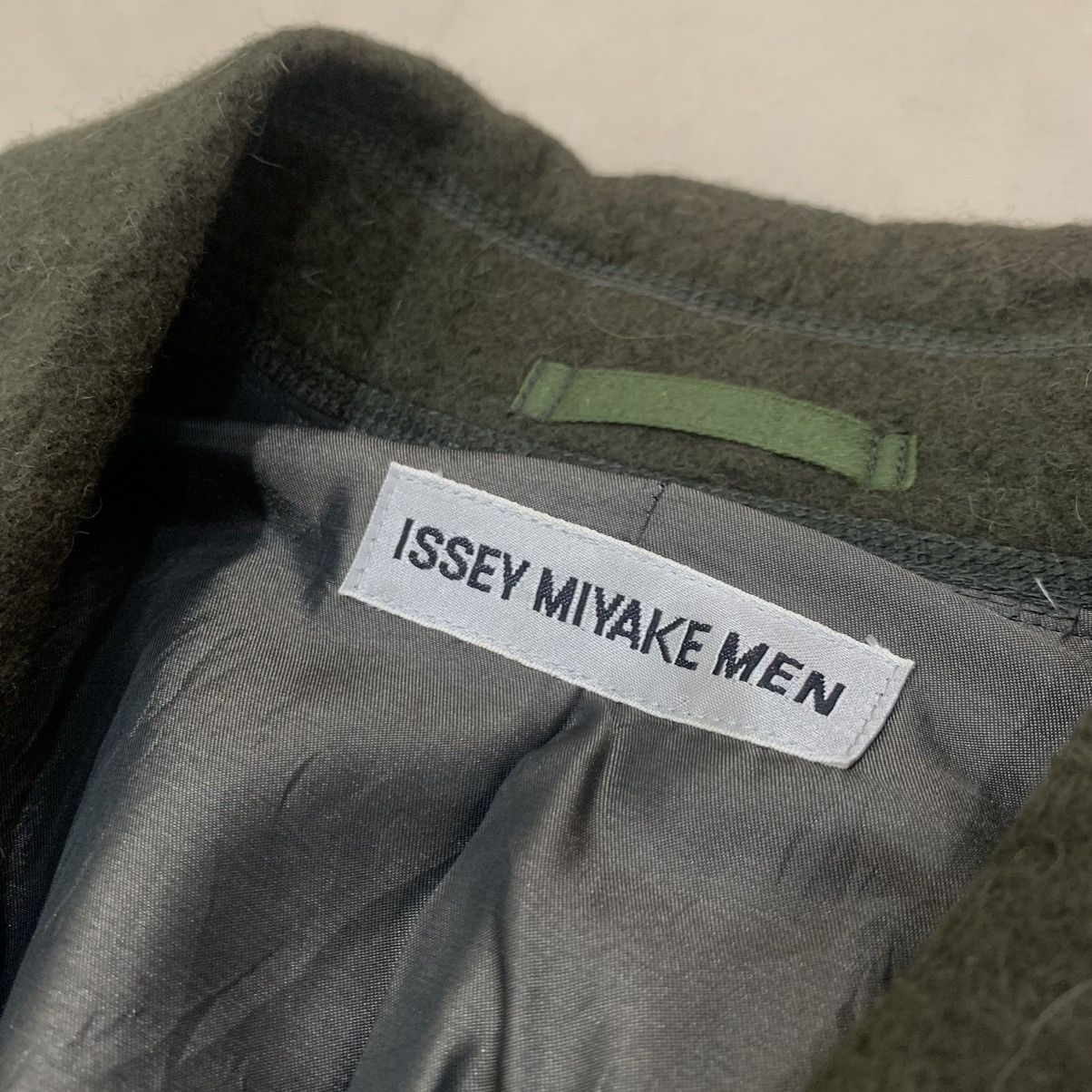 🔥Issey Miyake Men Double Breasted Fluffy Hair Coat Jacket - 10