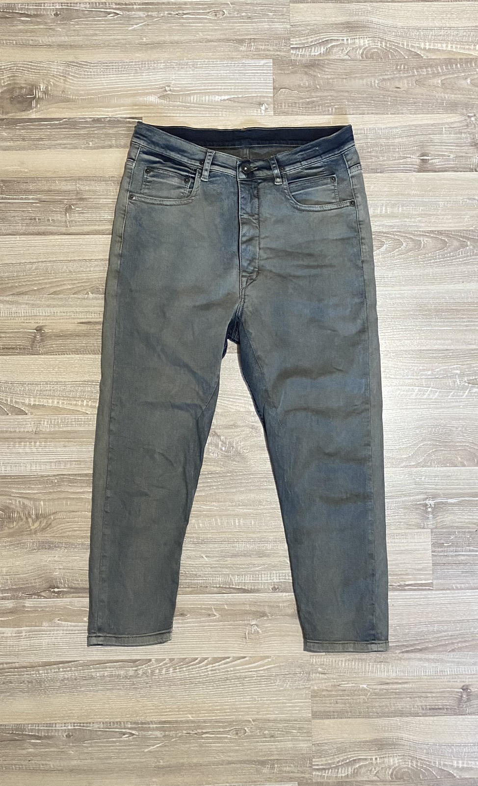 Rick owens jeans DRKSHDW vintage 00s denim torrence croped - 1