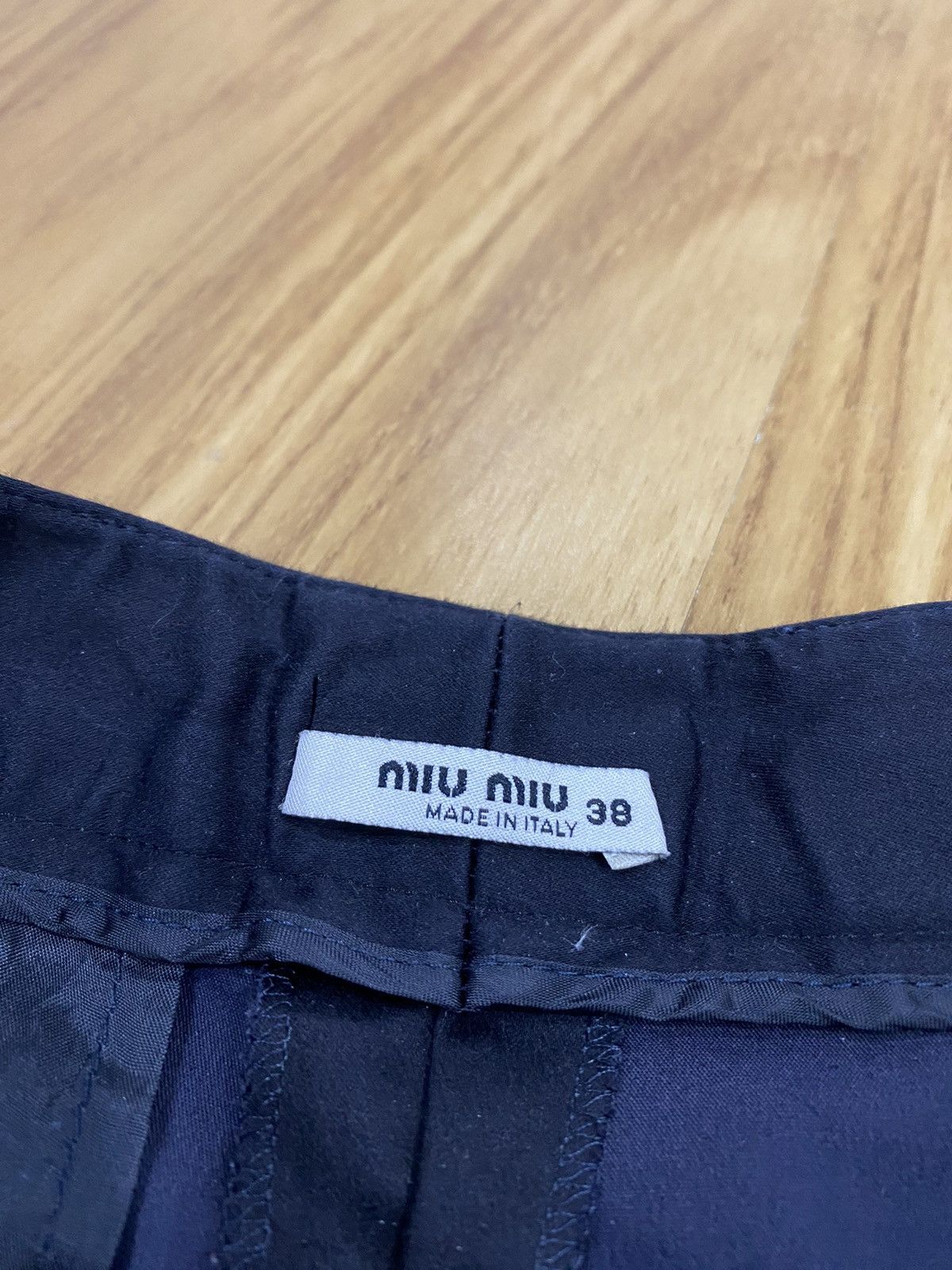 2000's Miu Miu Black Pants Trousers - 4