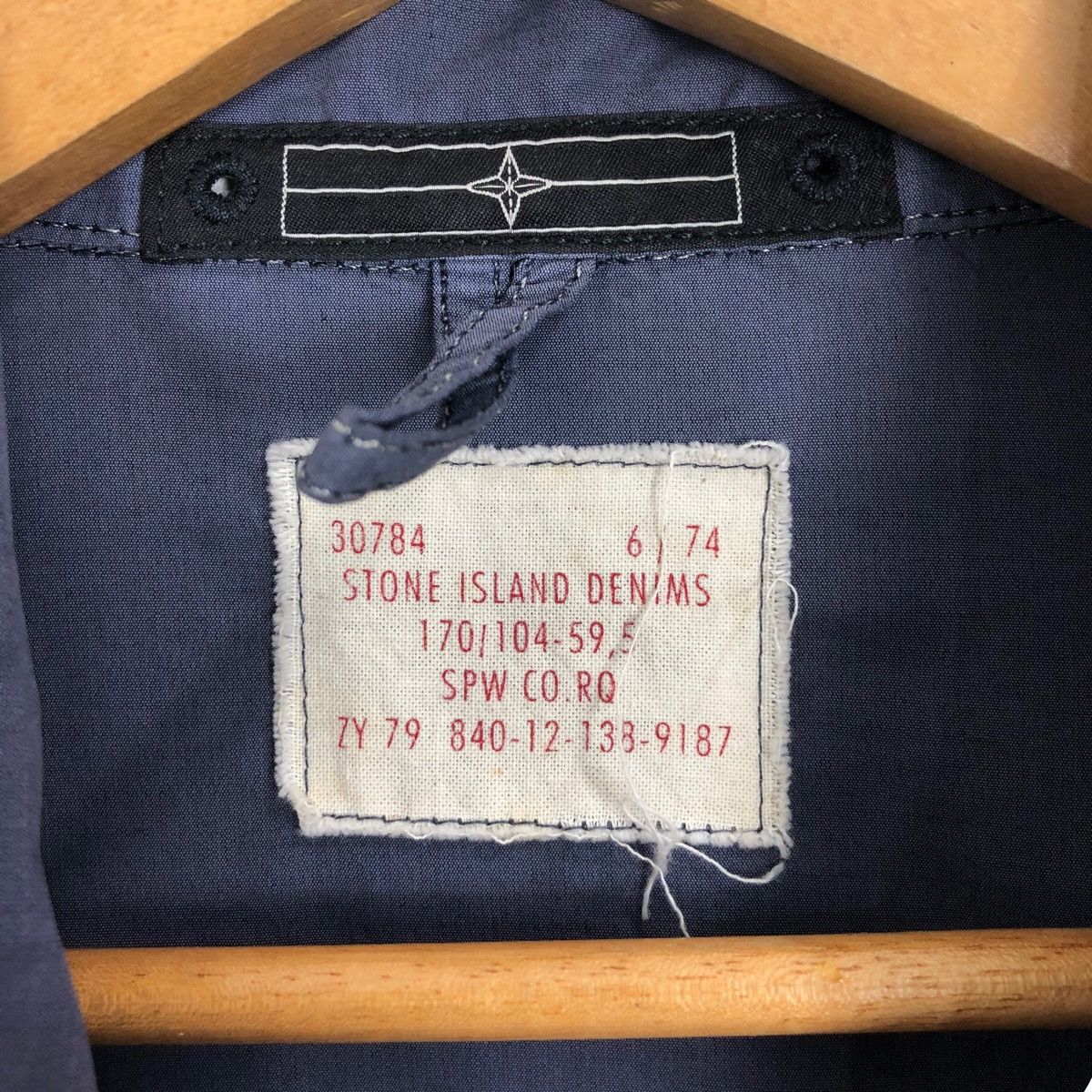 Vintage Stone Island Denims Light Jacket Made In Italy - 11