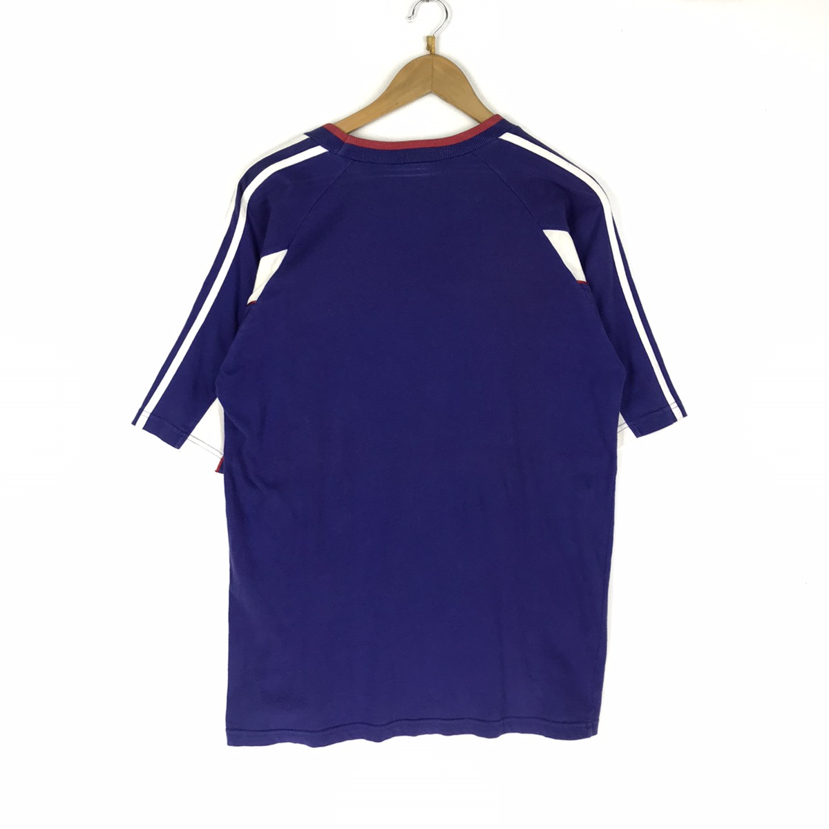 Vintage 90s Adidas Tshirt JFA Japan Football Large Size - 5