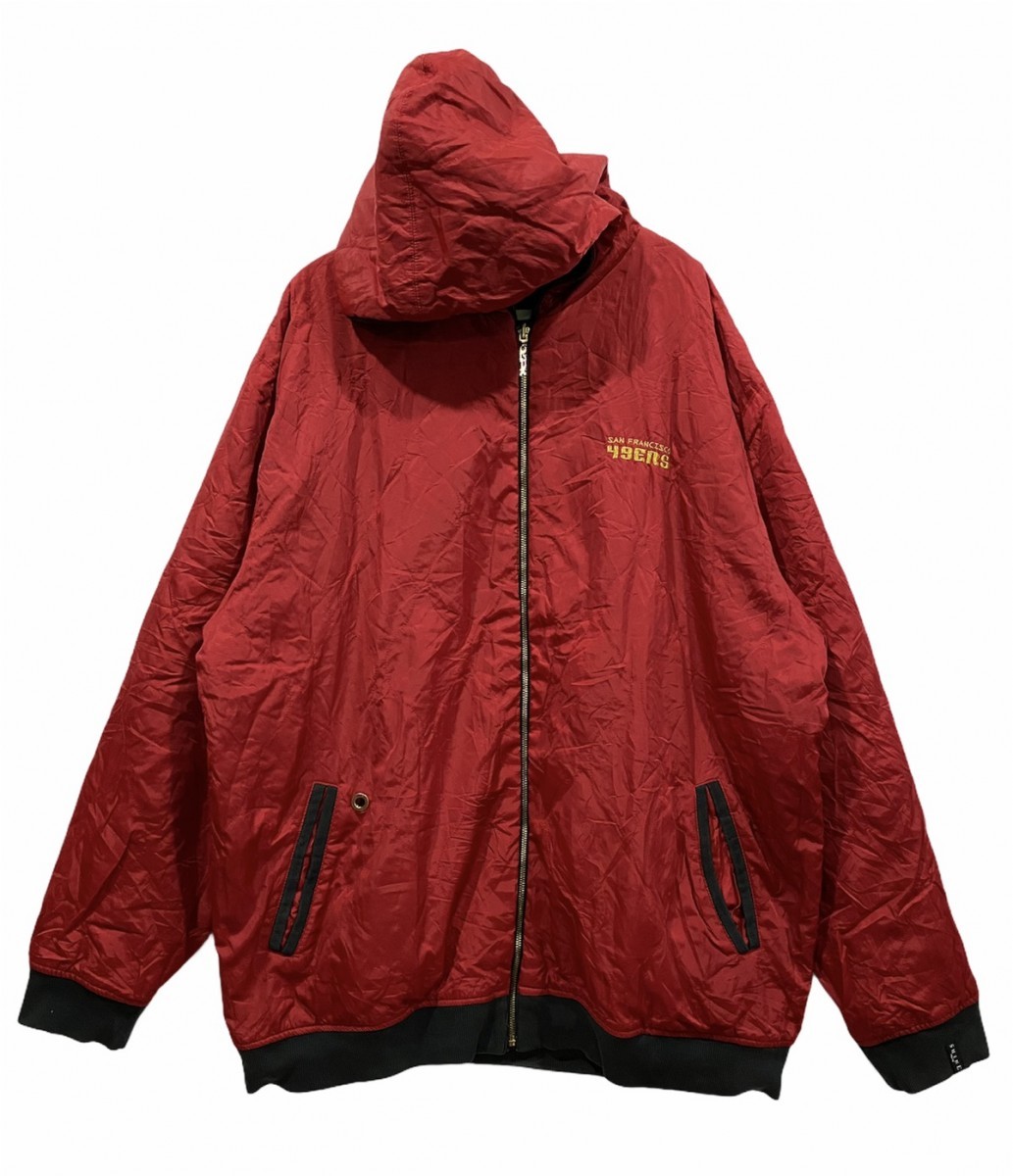 San Francisco 49ers Reversible Oversize Hoodies Jacket - 1