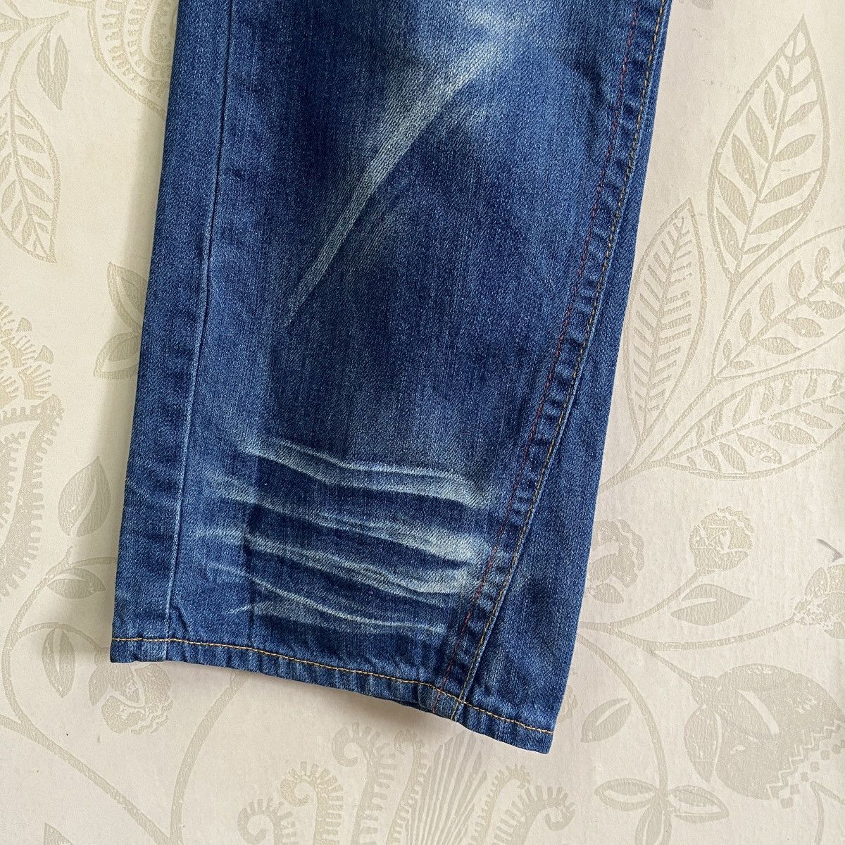 Japan Blue - Vintage 90s Blue Moon Blue Kapital Patches Jeans - 7