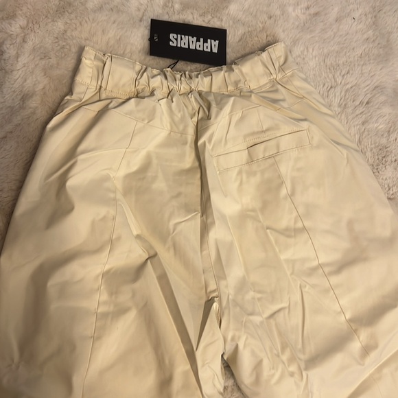 Apparis Jo Slim Fit Ski Pants in Cream - 9