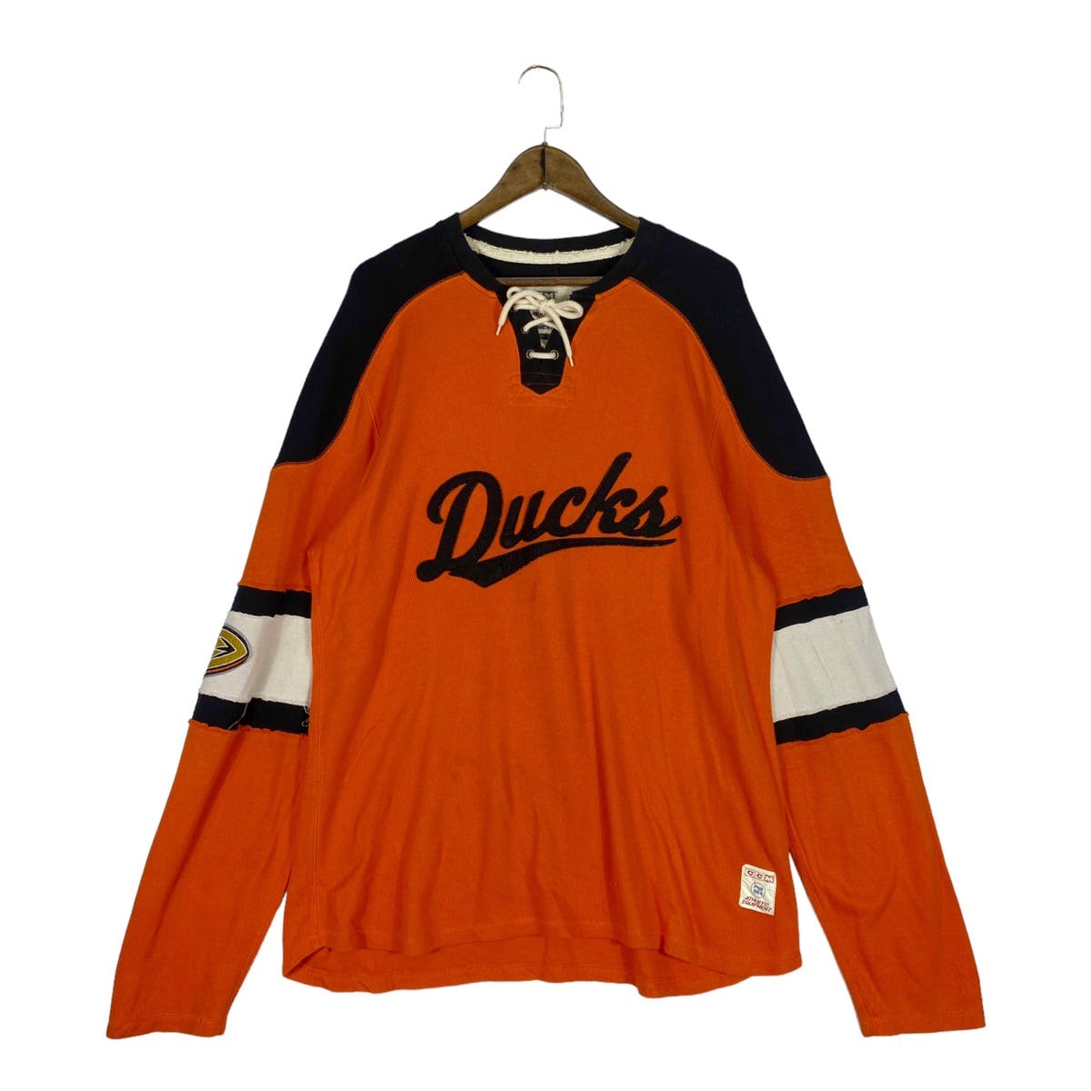 CCM Anaheim Ducks Reebok Fan Apparel Sweatshirt - 2