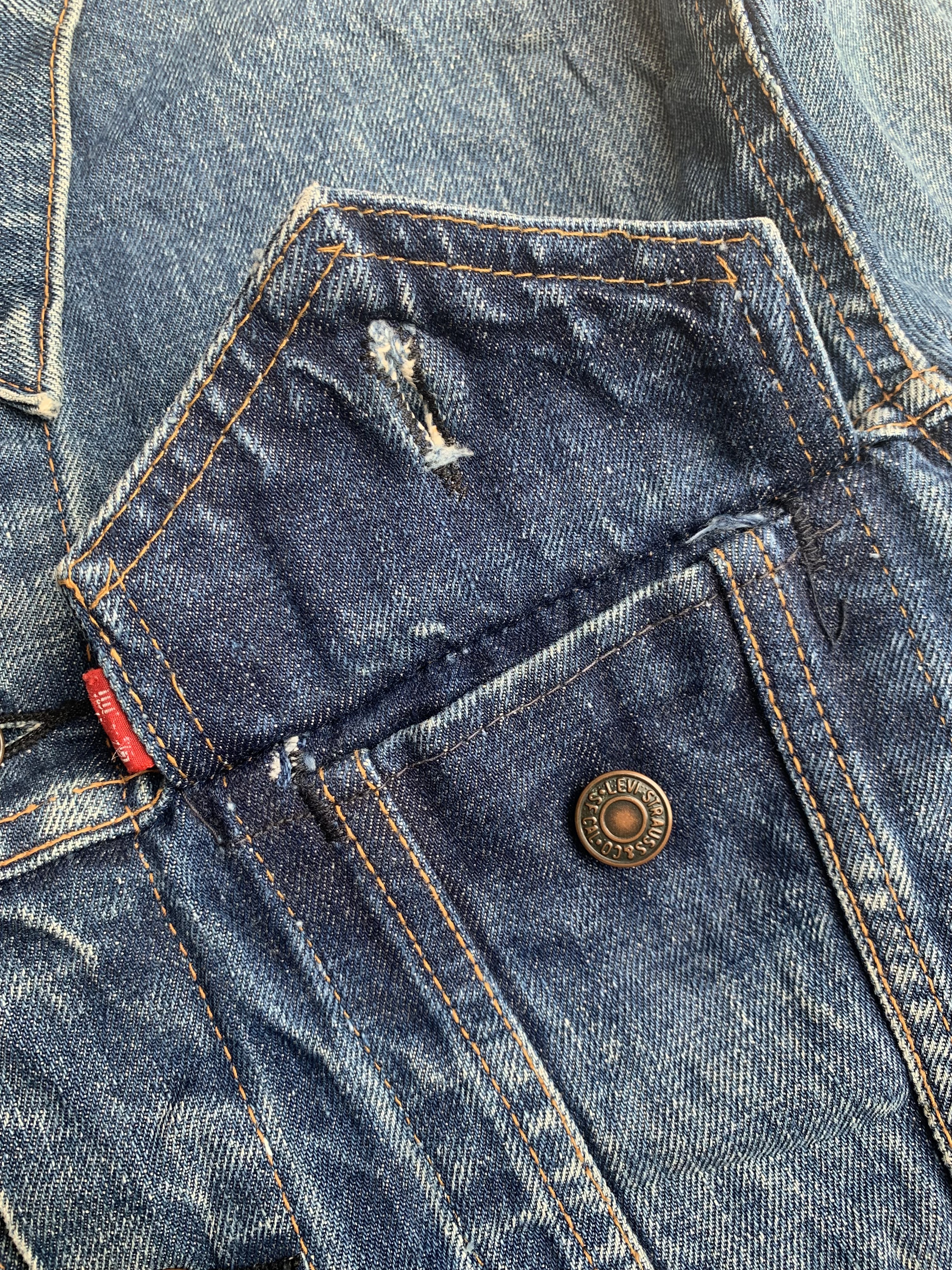 Other Designers Vintage 70s Levi's 70505 Type III Denim