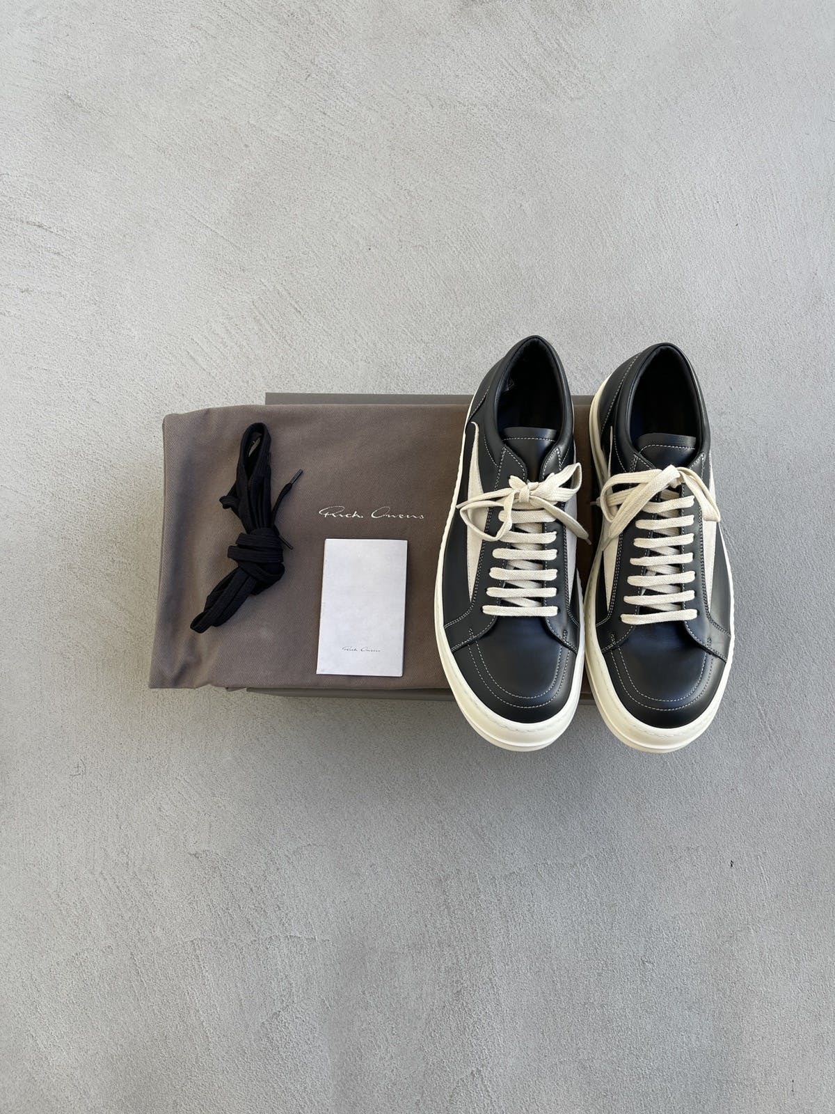 OG Rick Owens Strobe Vintage Sneakers 