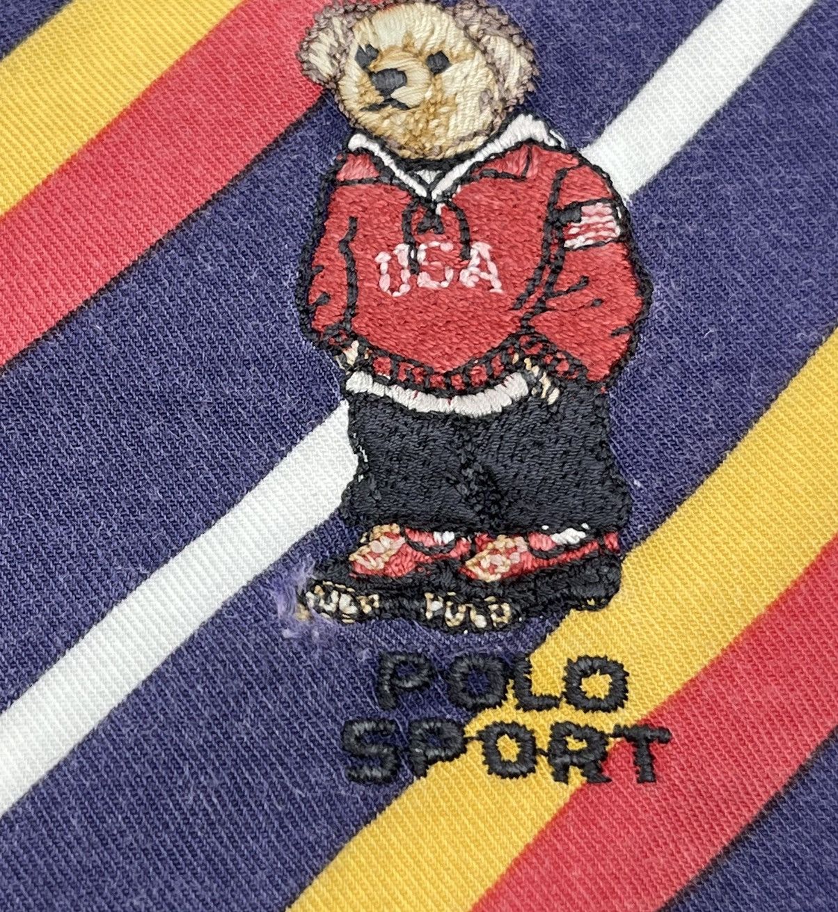 vintage polo sport bandana handkerchief neckerchief scarf - 4