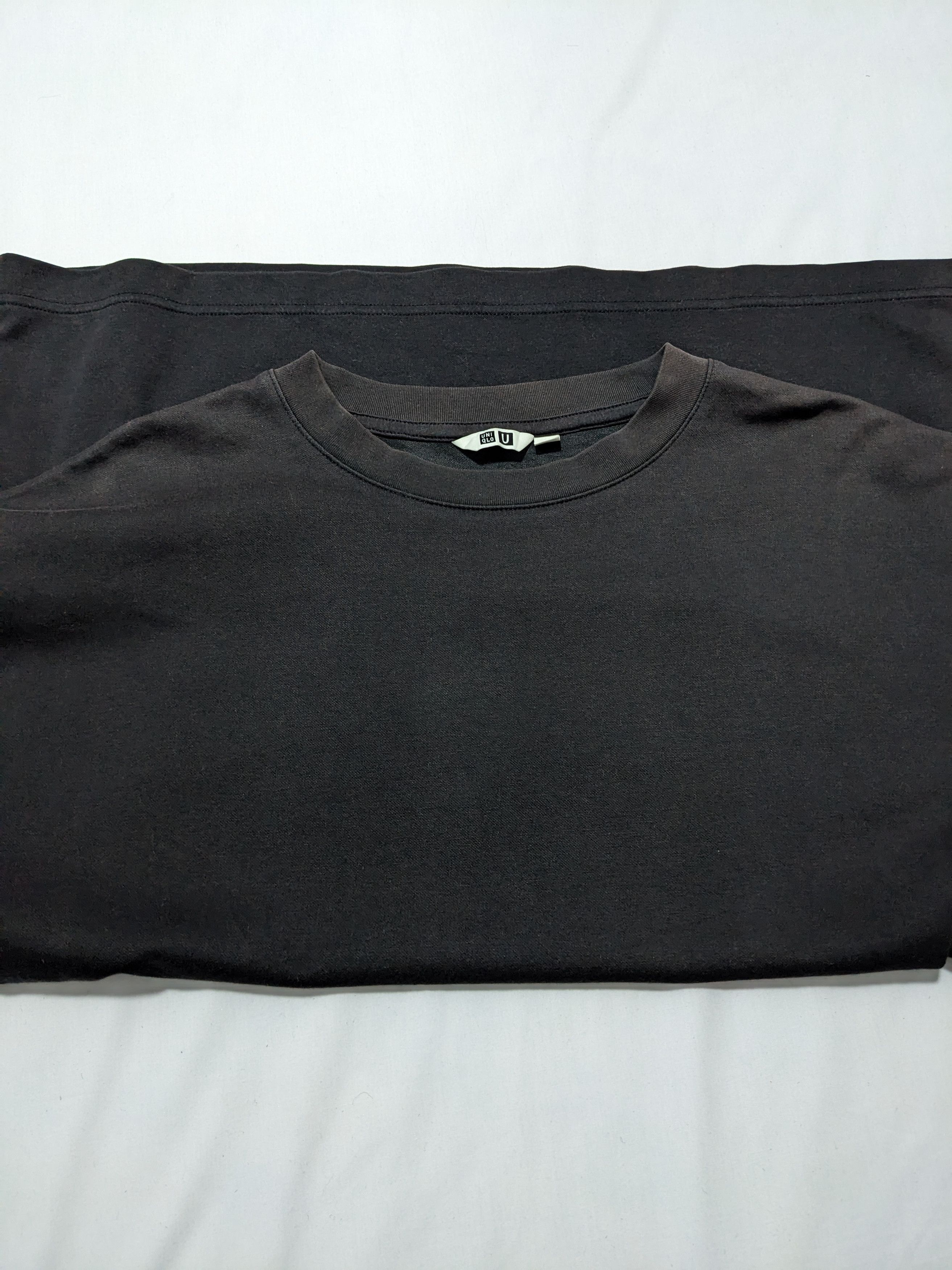 Uniqlo U Airism Lemaire Sunfaded Black T-shirt - 3