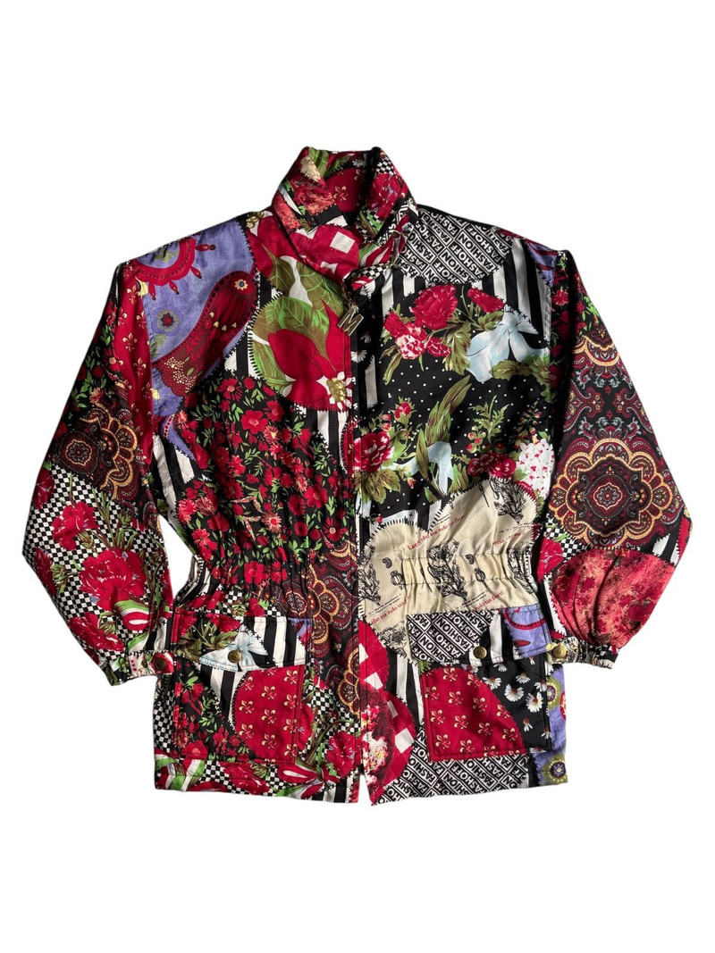 VERY RARE VINTAGE JACKET MOSCHINO JEANS FASHOFF ART 1992 - 1