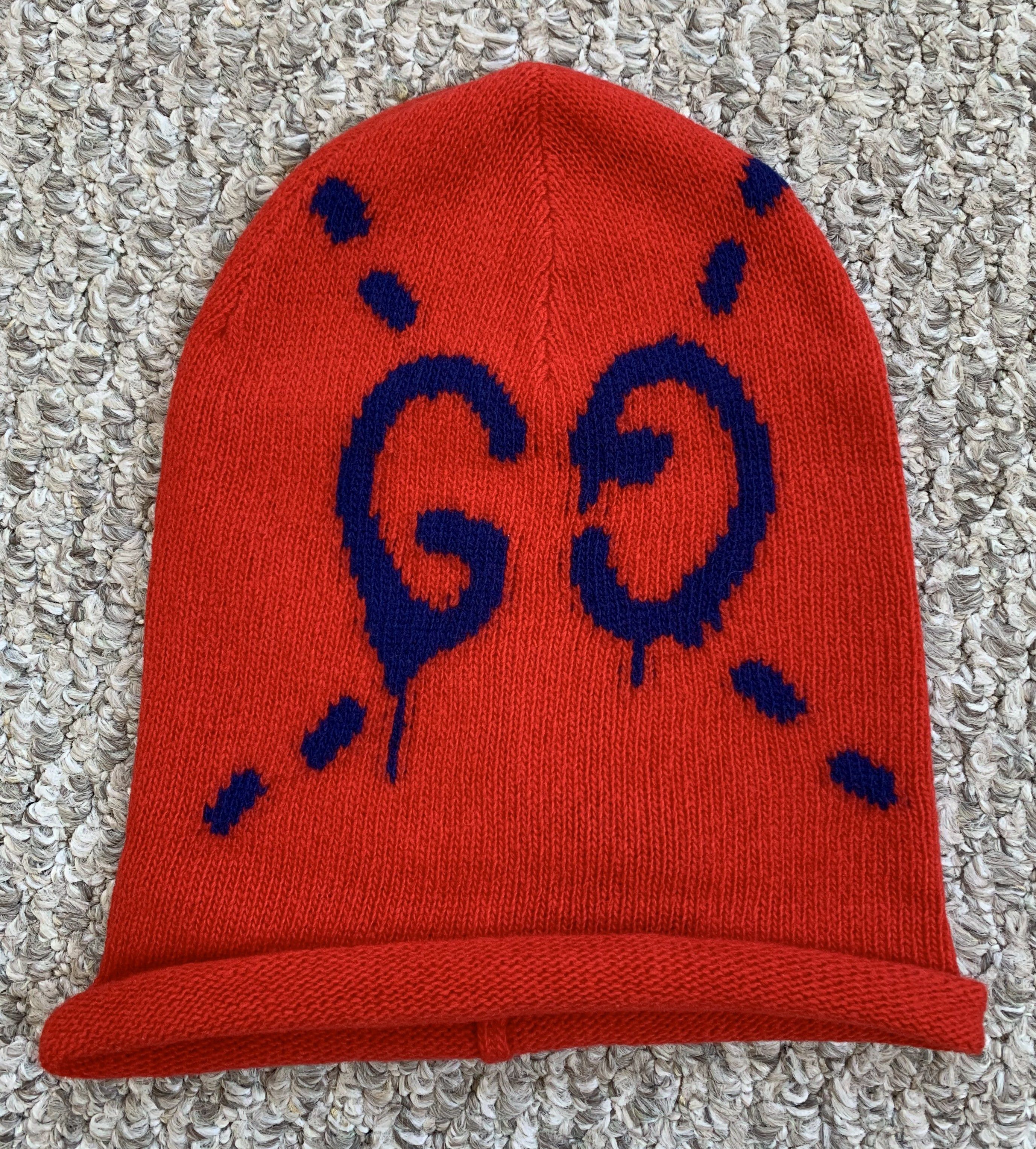 F/W 2016 Gucci "GucciGhost" Beanie Hat - 1