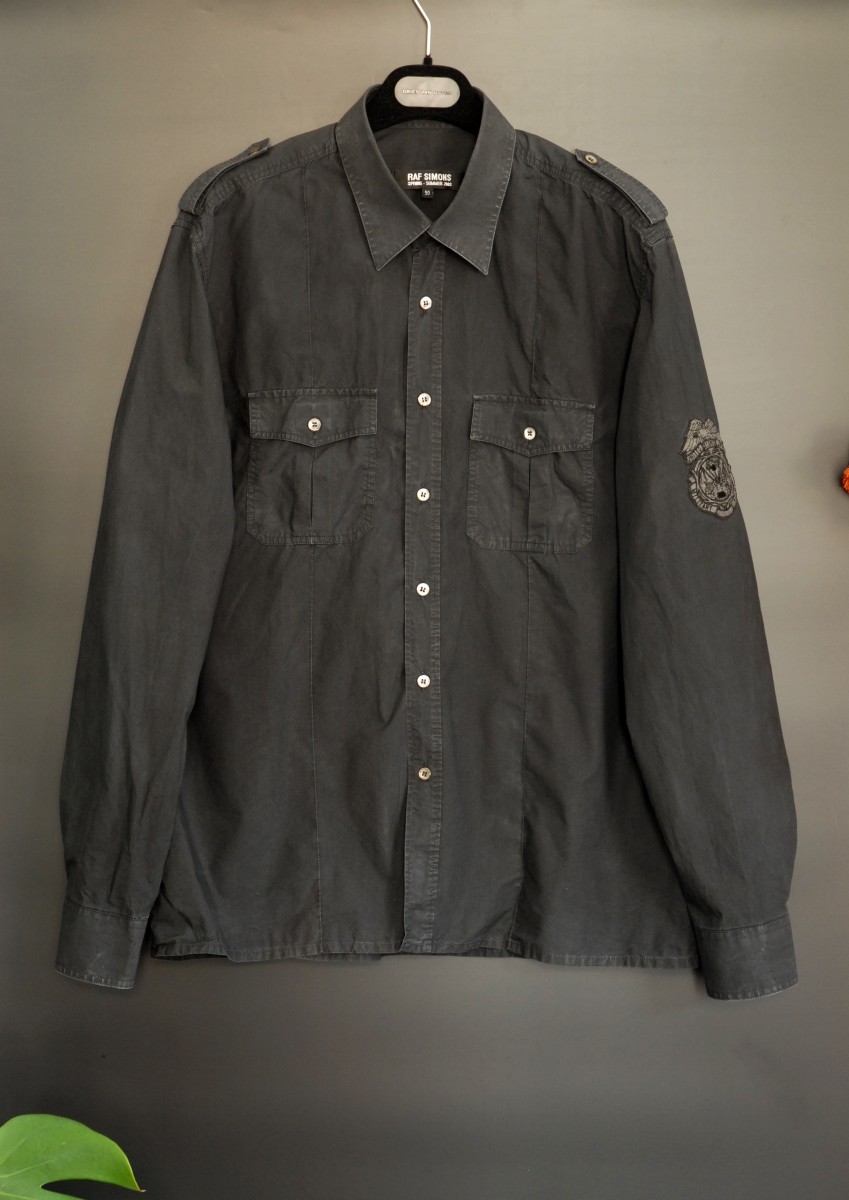Spring-Summer 2003 Black Military Shirt - 1