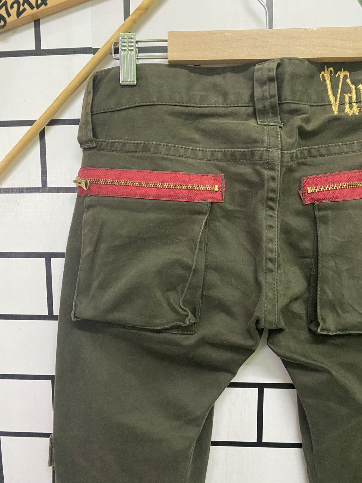 Japanese Brand - VAROSH Japan Low Rise Green Tactical Cargo Trousers - 12