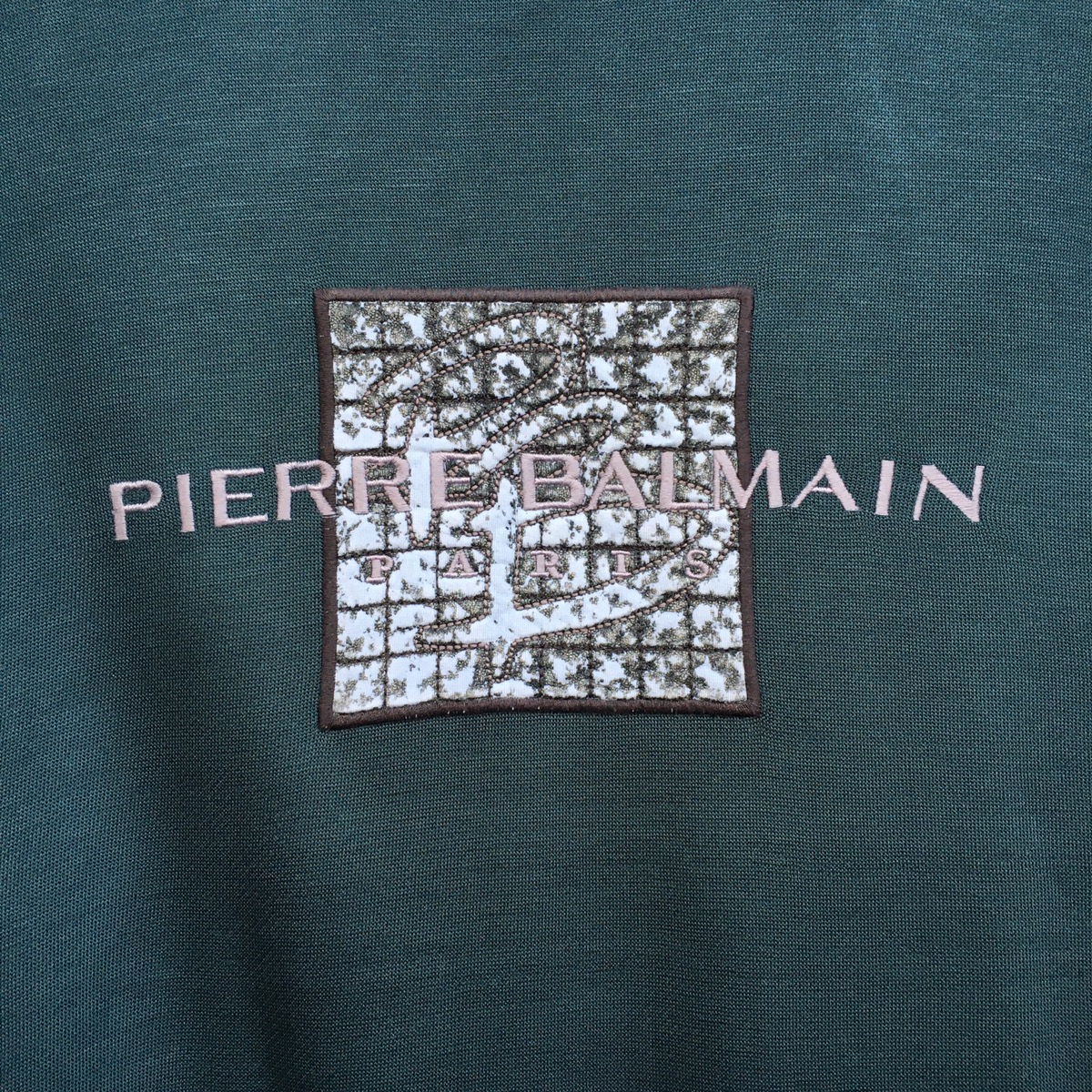 Vintage - Vintage Pierre Balmain Sweatshirt Embroidery Big Logo - 4