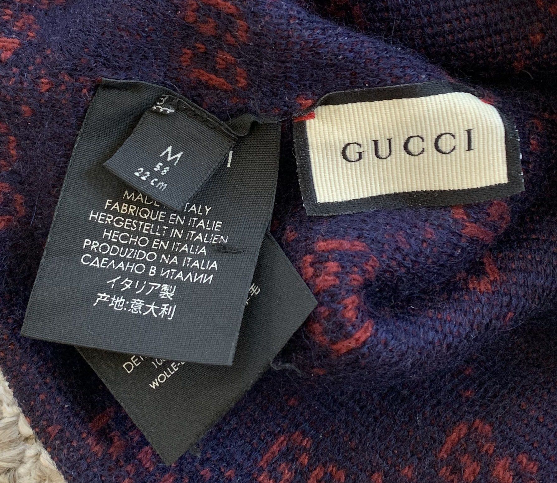 Vintage Gucci Monogram Beanie Hat - 3