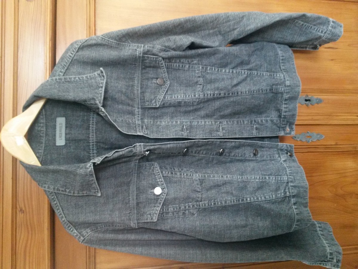 Karl Lagerfeld - Grey Denim Jacket - 1