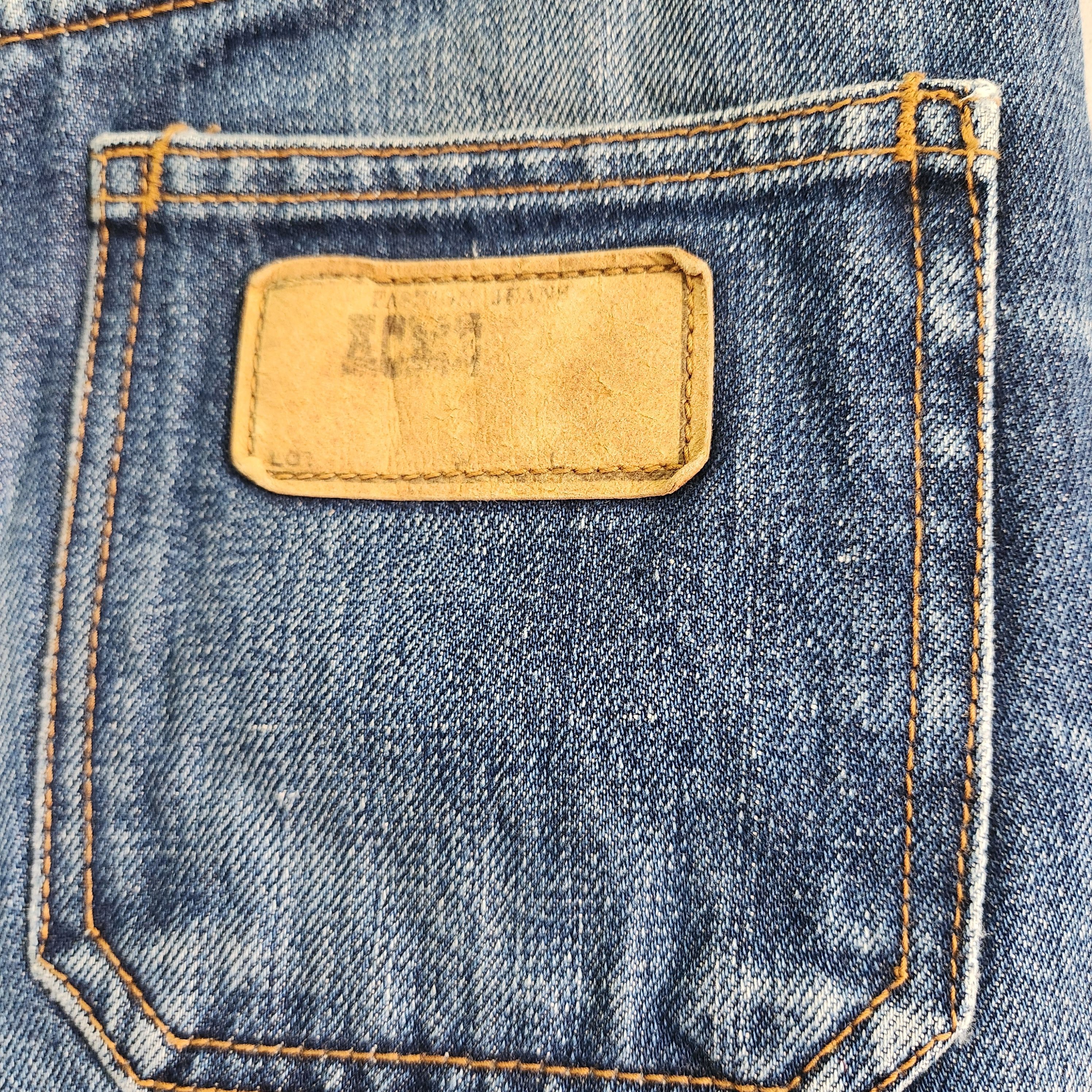 Vintage Flared Acme Clothing Japan Bush Pants Denim - 7
