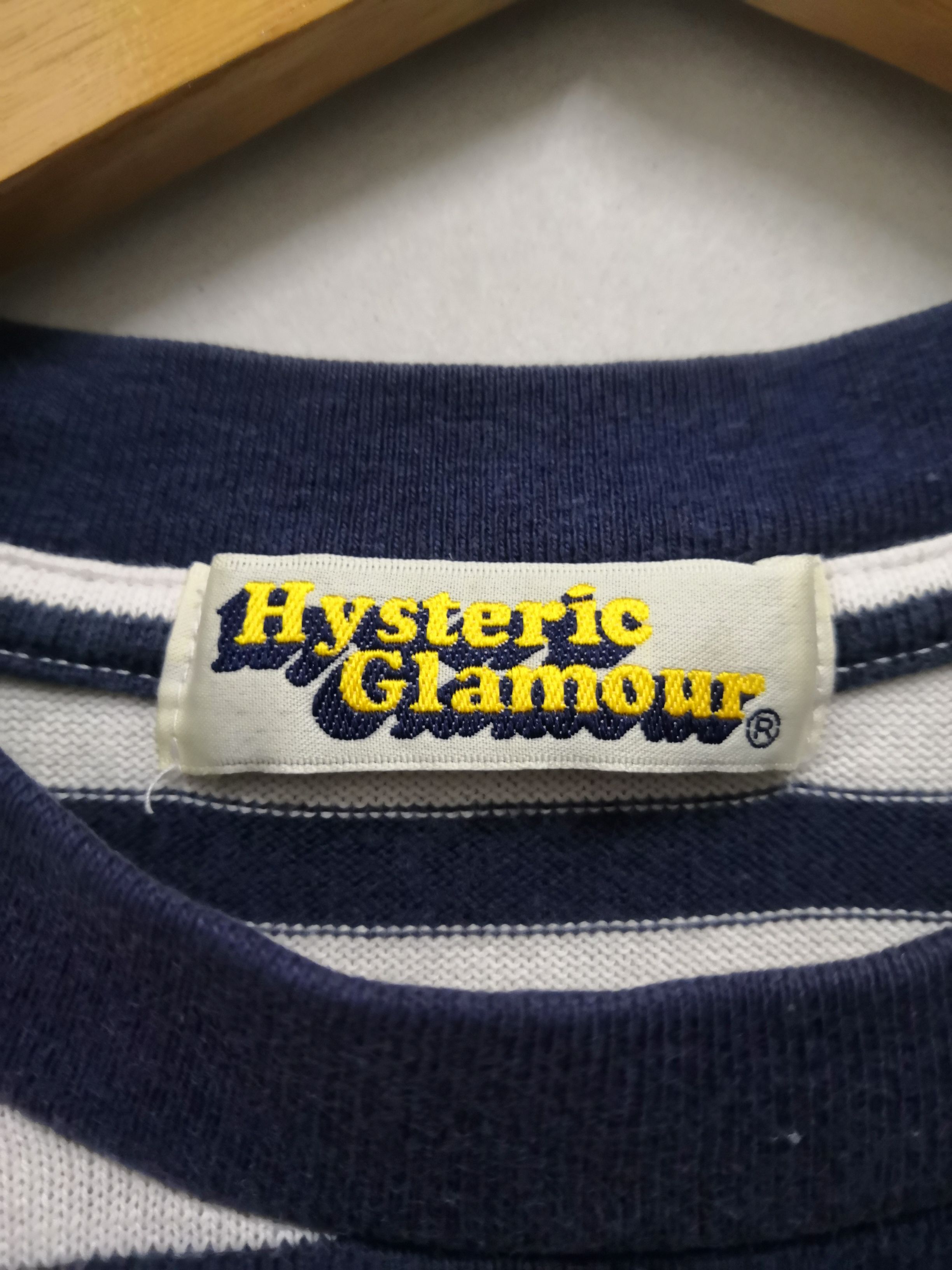Vintage Hysteric Glamour Stripes Women Shirt - 6