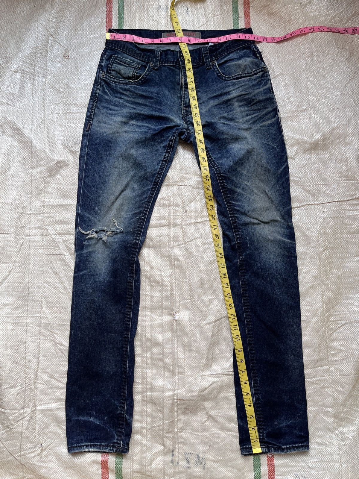 Vintage - Ripped Buckaroo Indigo Ink Jeans Fit Cut Japanese - 4