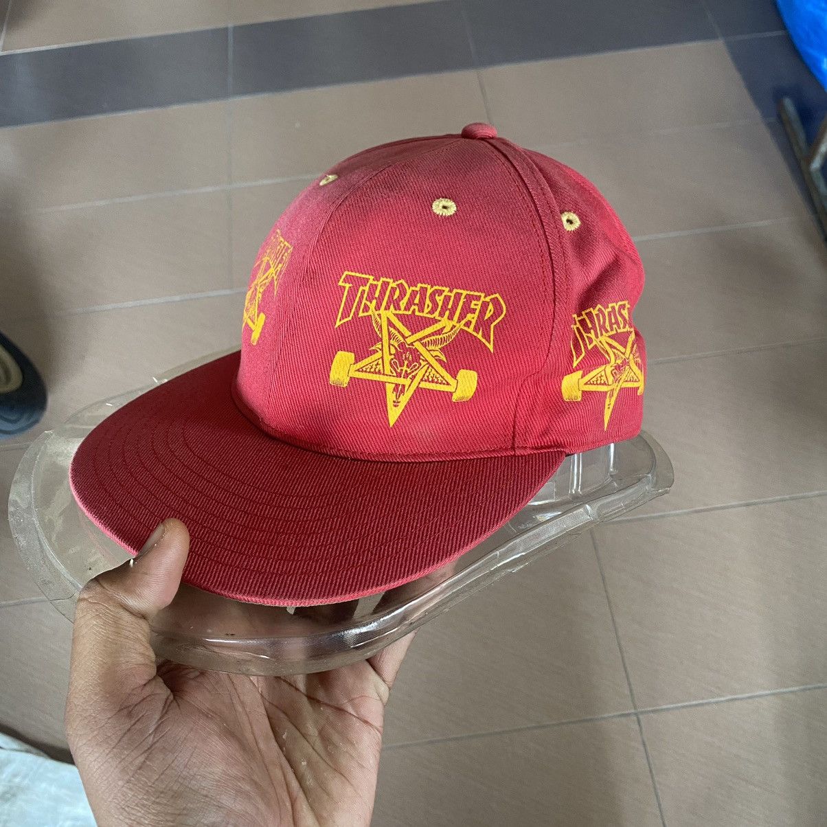 Vintage - FULLCAP THRASHER WORLD WIDE FAMOUS - 4