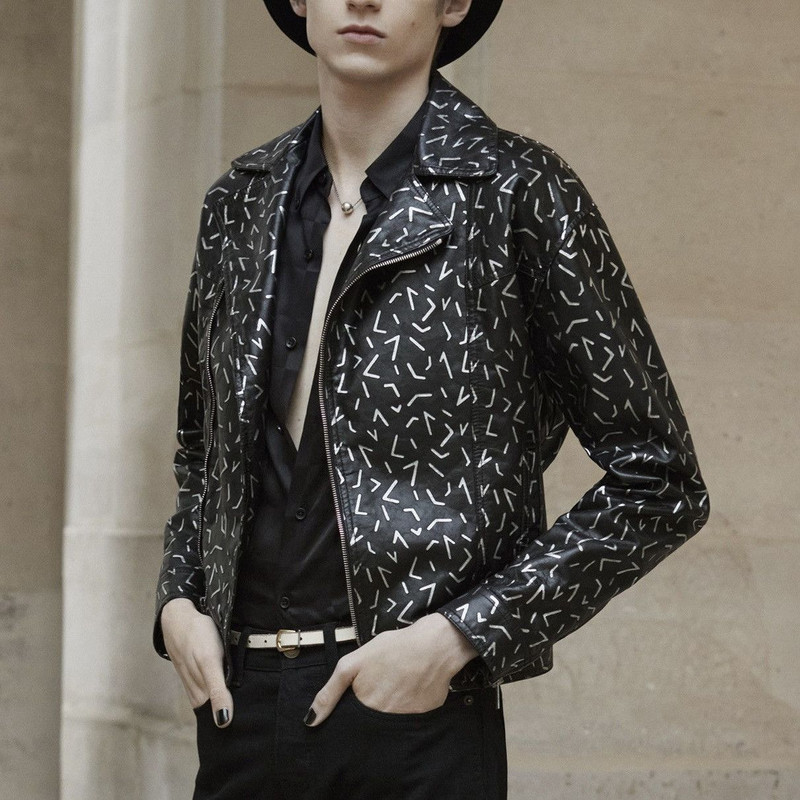 Saint Laurent Printed Leather Jacket - 1