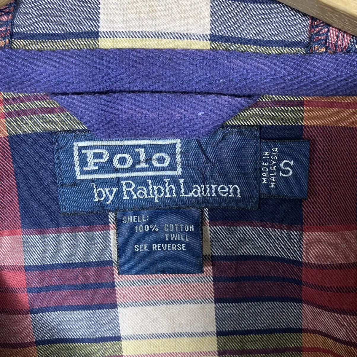 Vintage Polo Ralph Lauren Windbreaker Half Zipper S Size - 8