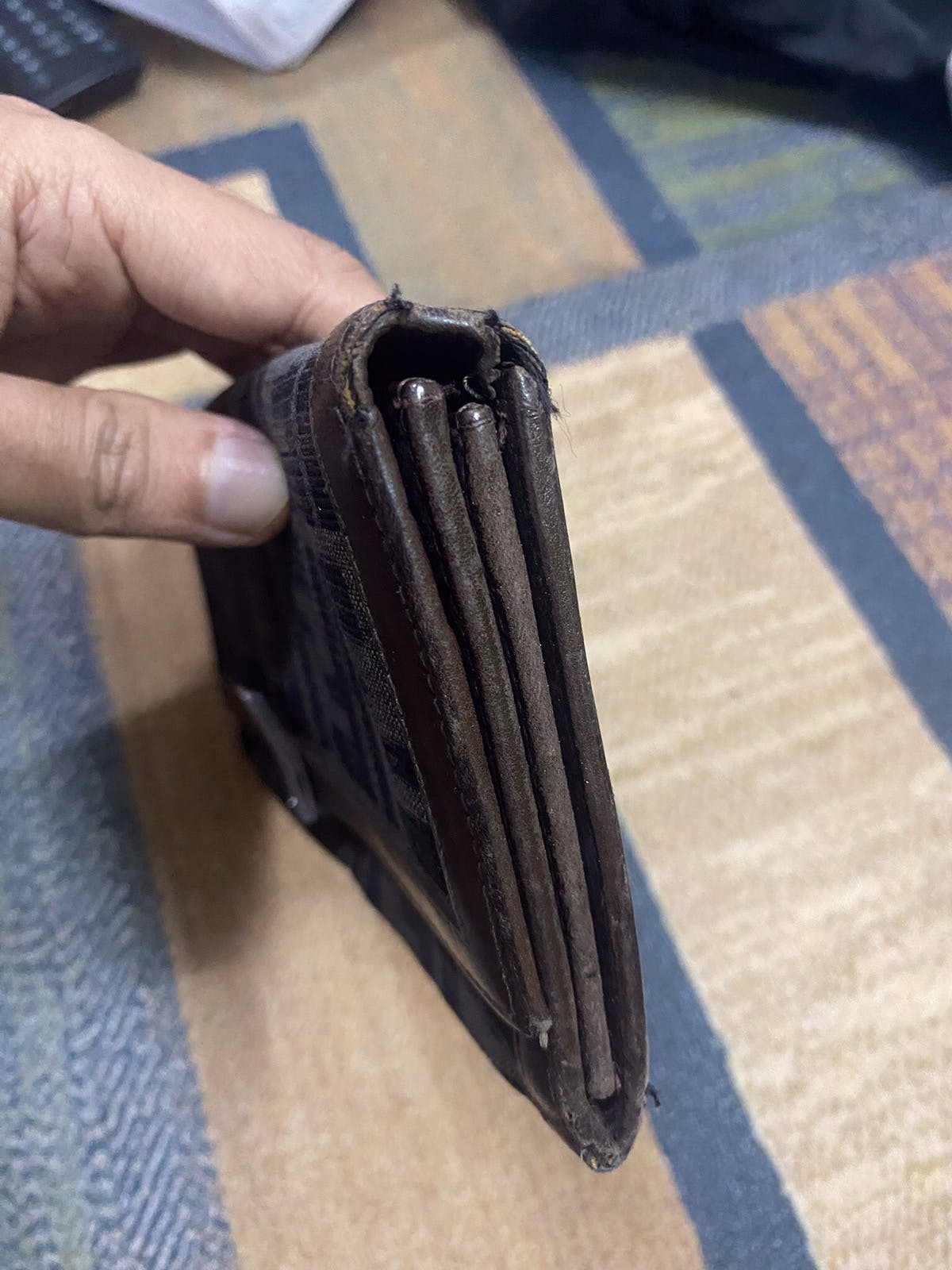 Authentic Fendi Zucca FF Monogram Long Wallet Clip - 6