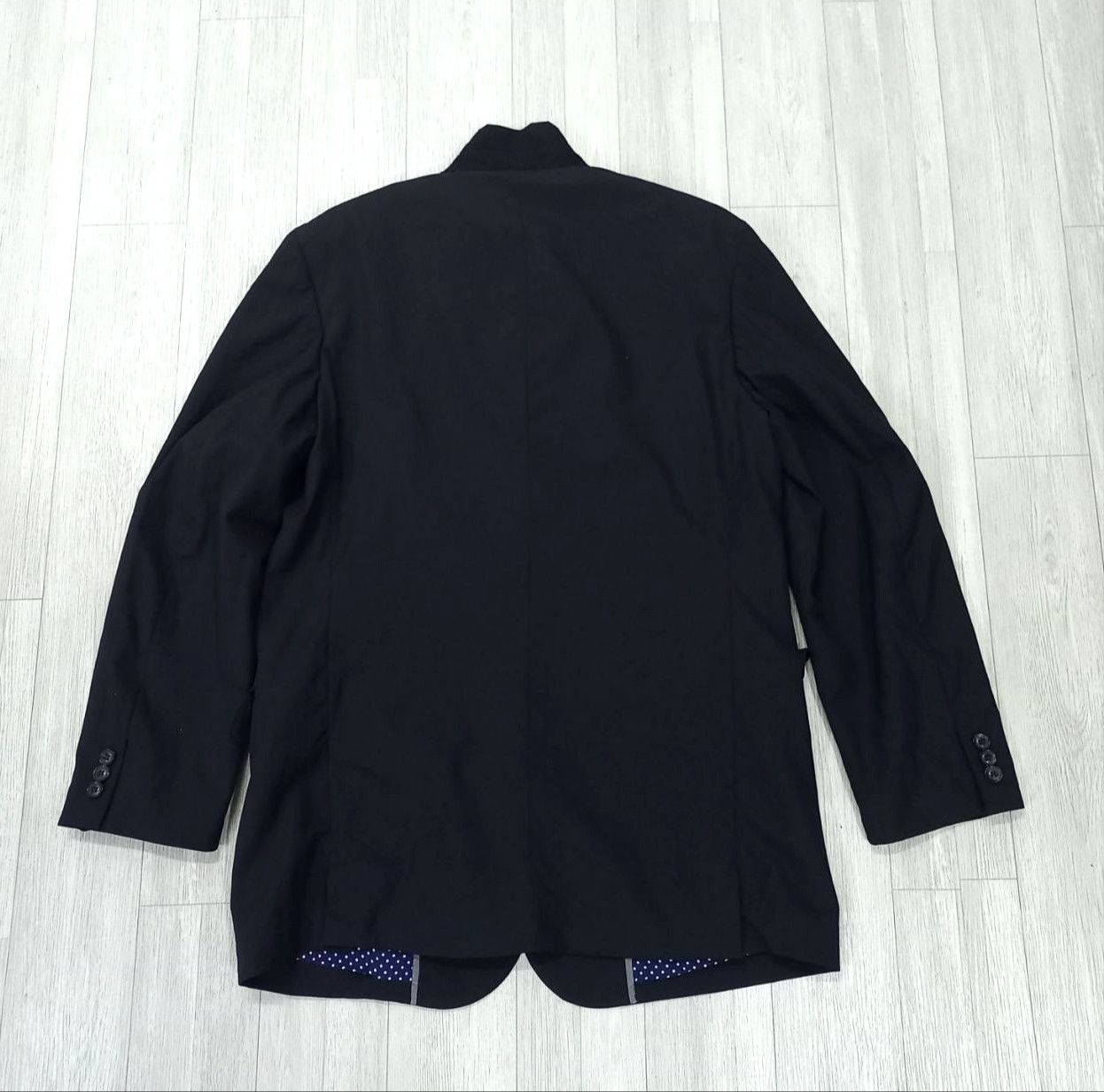 Vtg YOHJI YAMAMOTO Single Breasted 3 Buttons Blazer Jacket - 18