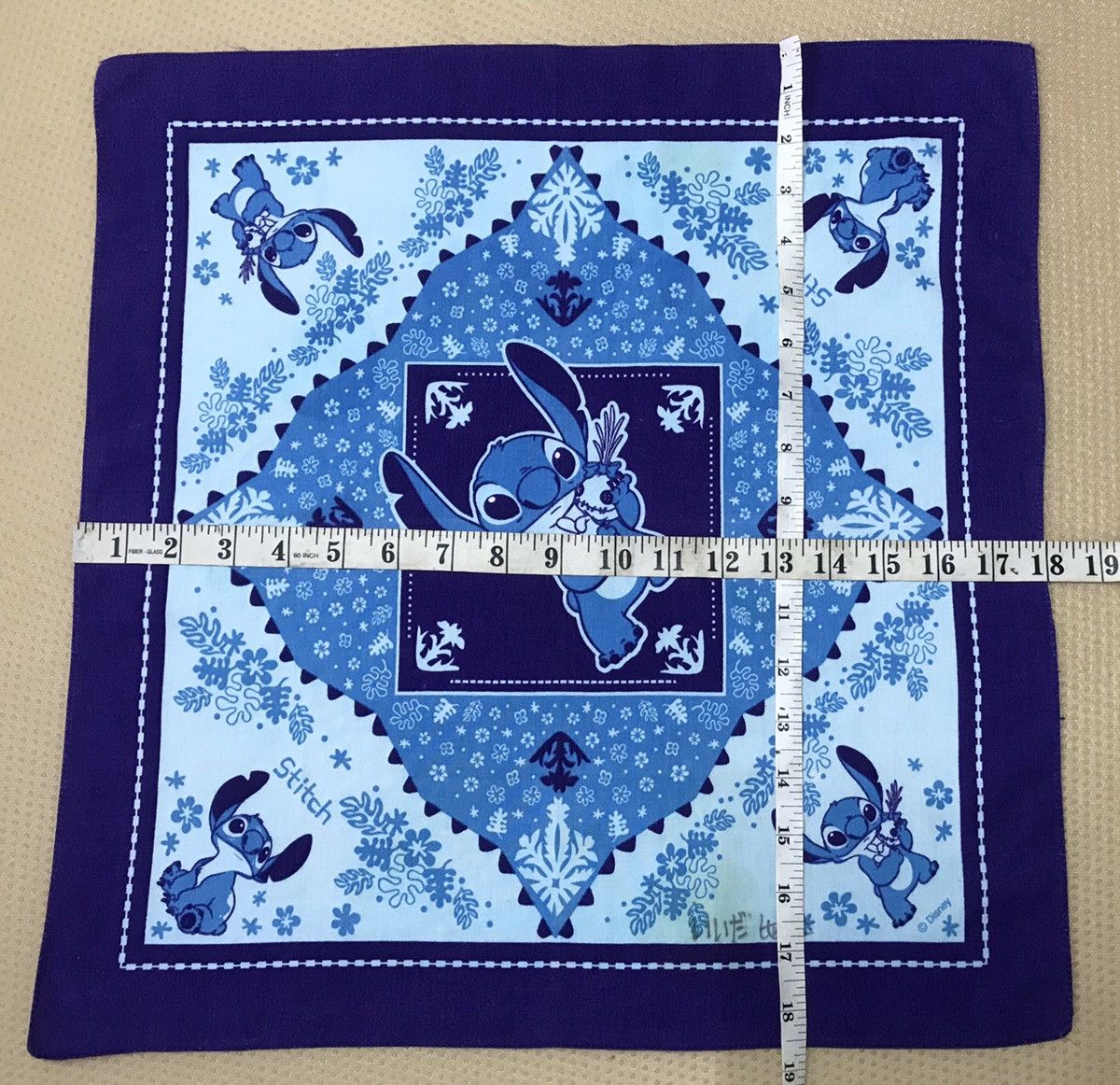 Disney - lilo & stitch bandana handkerchief pocket square - 3