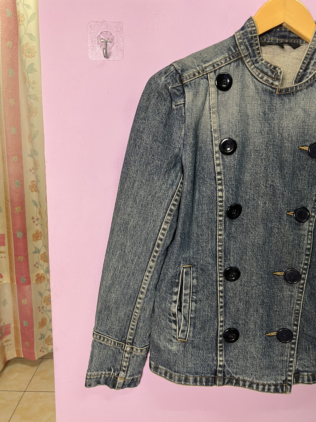🔥Marc Jacobs Double Breasted Denim Jacket - 4
