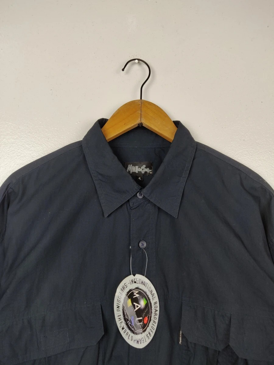 Maui And Sons - 4L Size Shirt Button Ups Oxford Oversized - 2