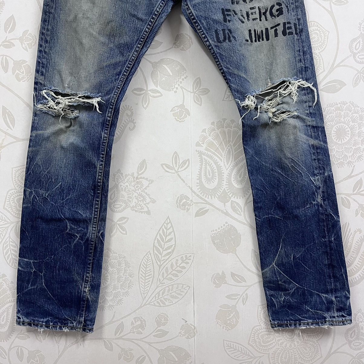 Vintage Hysteric Glamour Thee Hysteric XXX Distressed Denim - 12