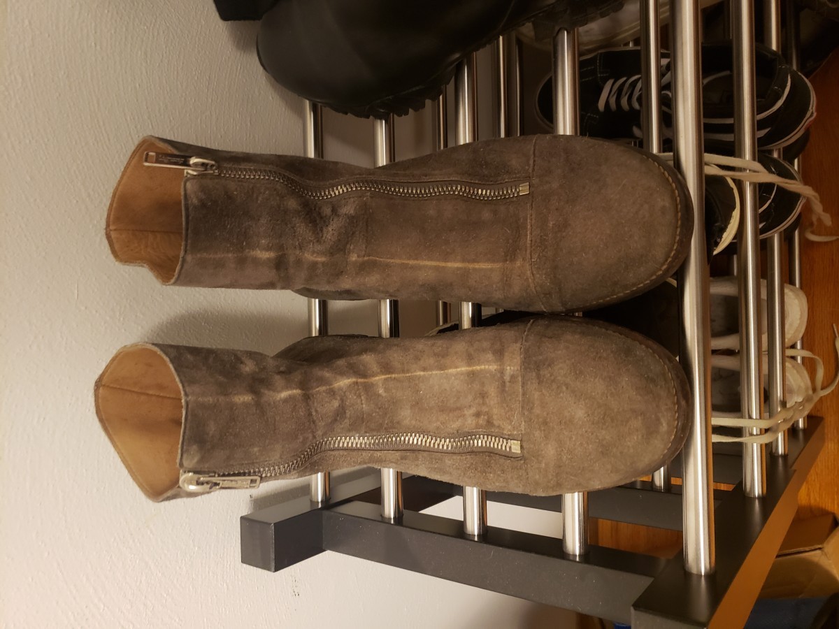 front zip boots - 1