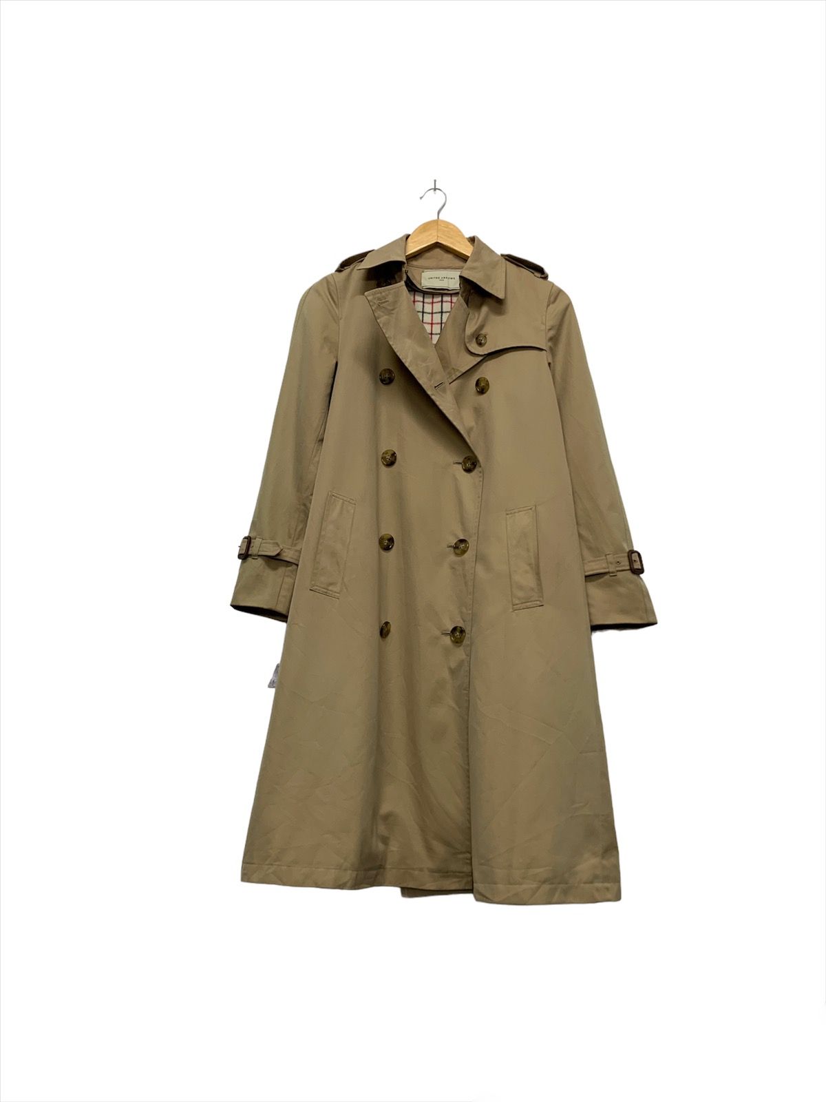 United Arrows Tokyo Trench Double Lining Coat Long Jacket - 2