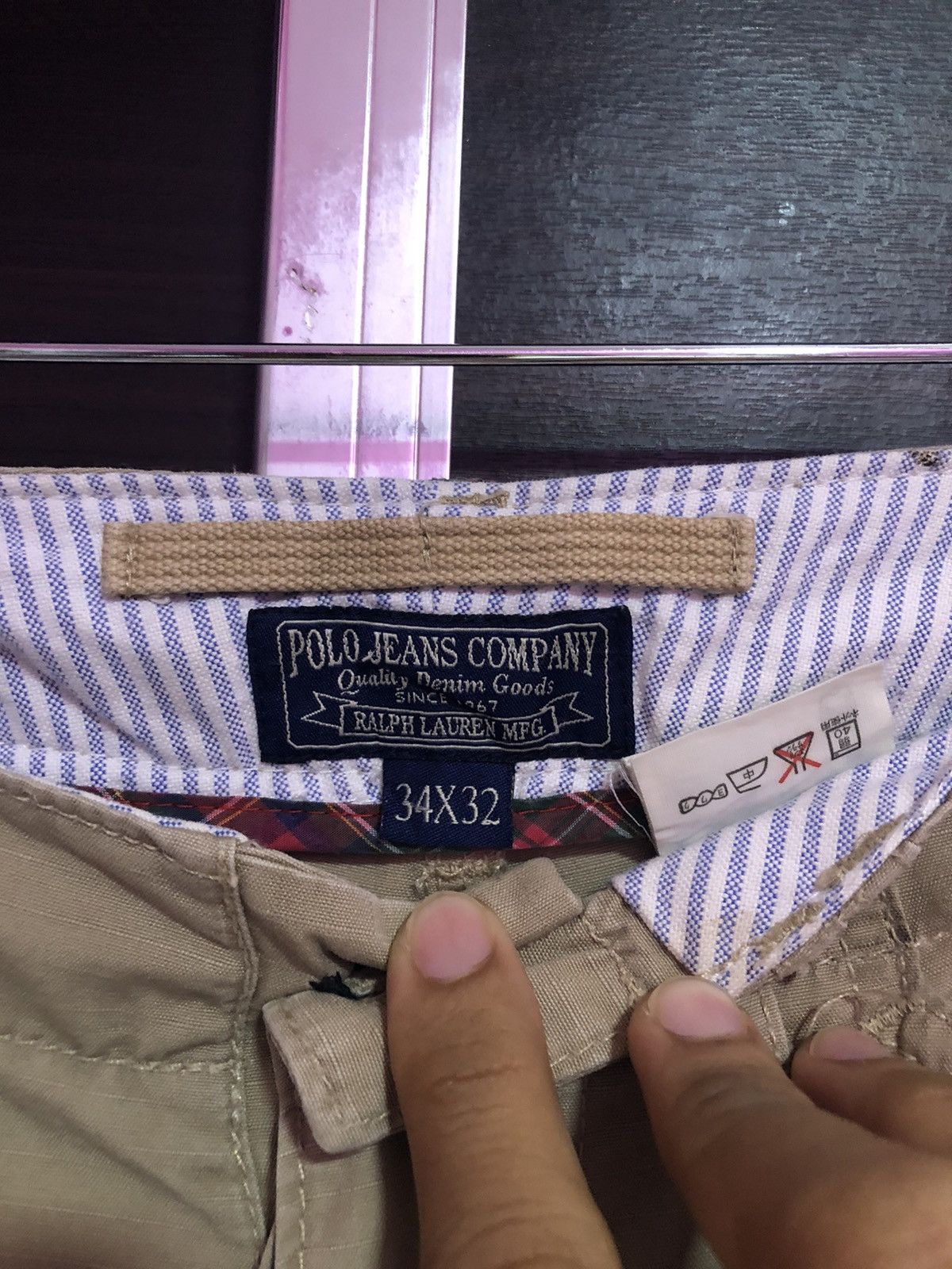 Polo Ralph Lauren Cargo Buttonfly Pant Made Japan - 11