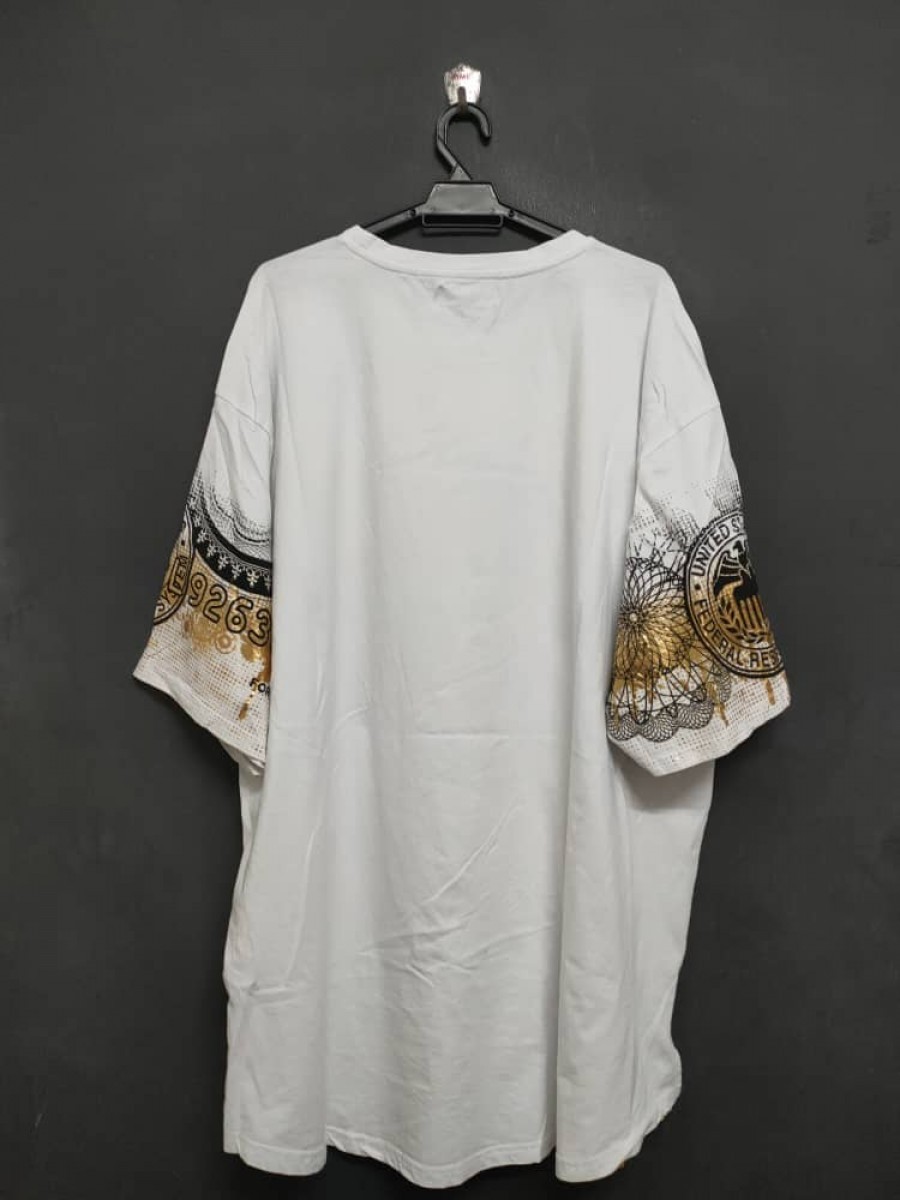 Hype - Super Oversize full print Gold Hip Hop T - 3