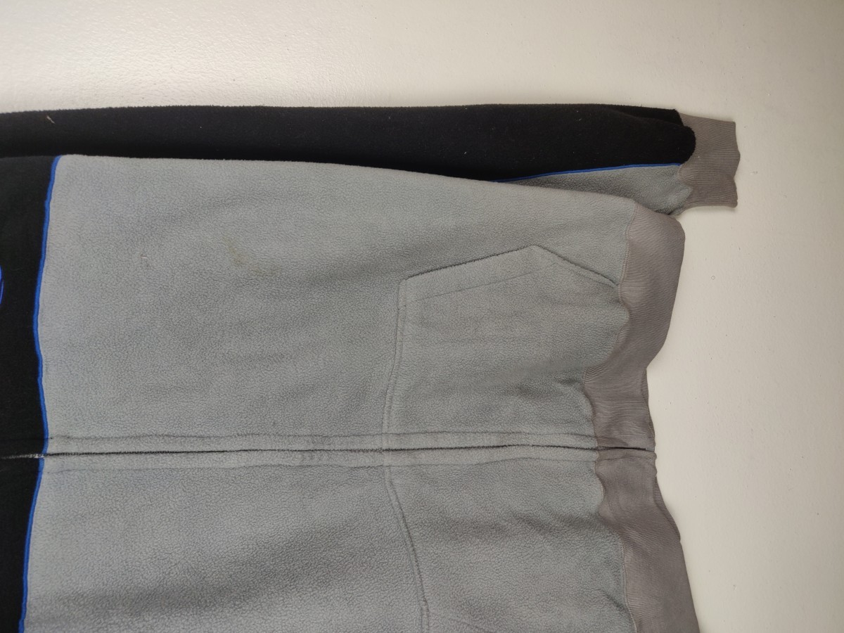 Two Tone Fleece Sweater Zipper Jacket - 7